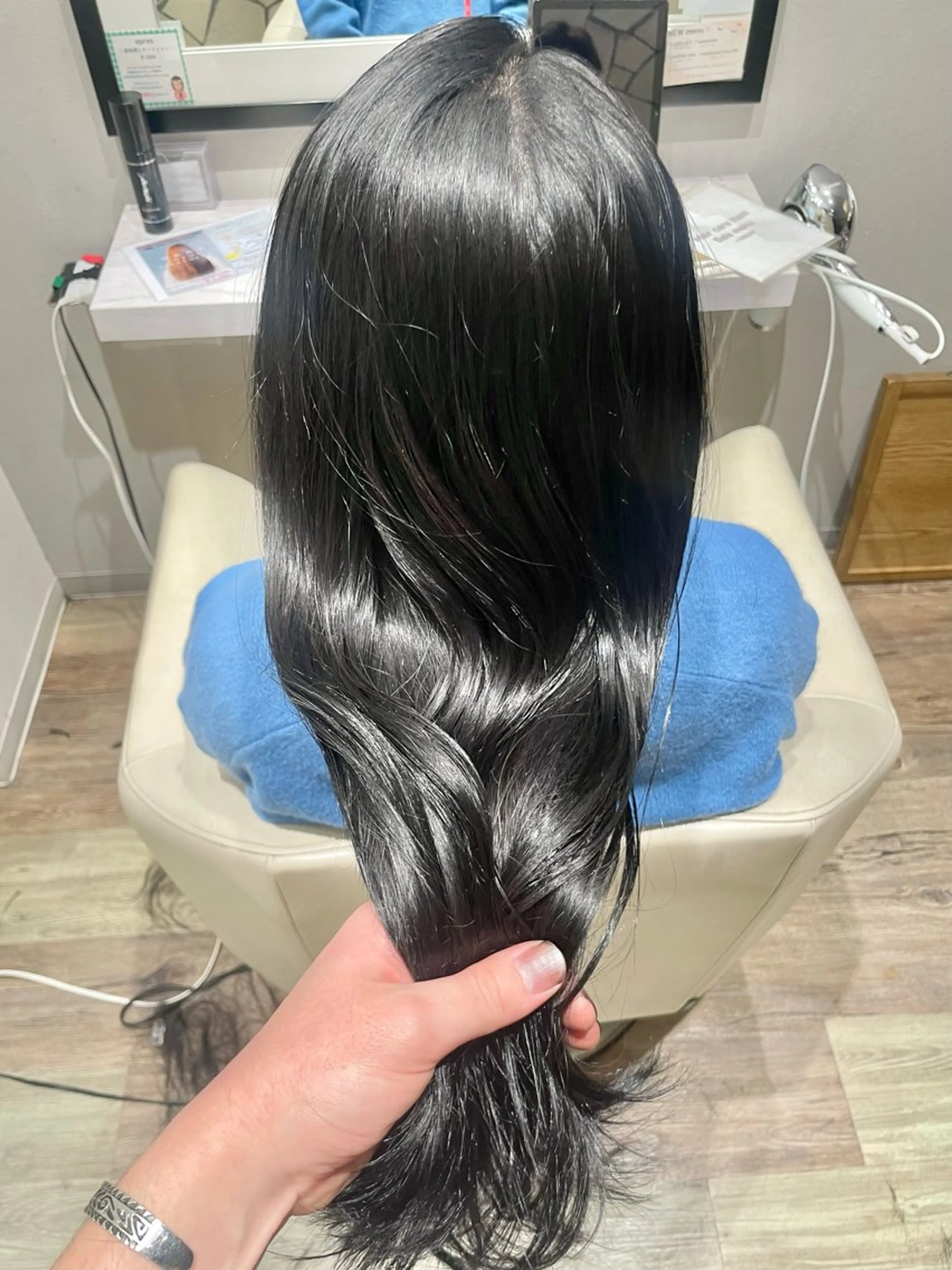 ロング カラー 透明感カラー カット ヘアカラー トリートメント k-two✨たき艶感 カラー／美髪矯正のヘアスタイル