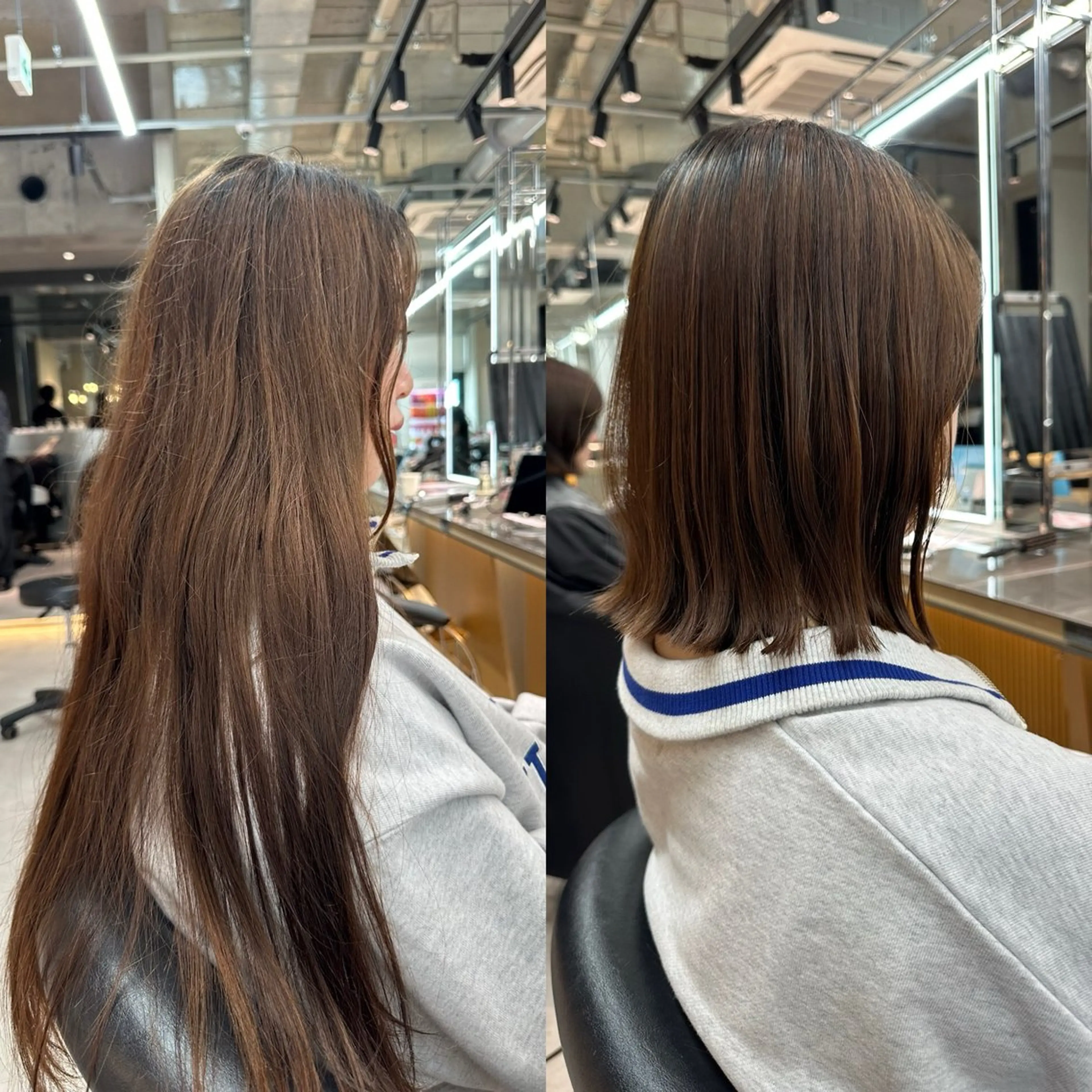 ミディアム カット 縮毛矯正 トリートメント ✨髪質改善特化✨副 店長椎葉信乃介のヘアスタイル