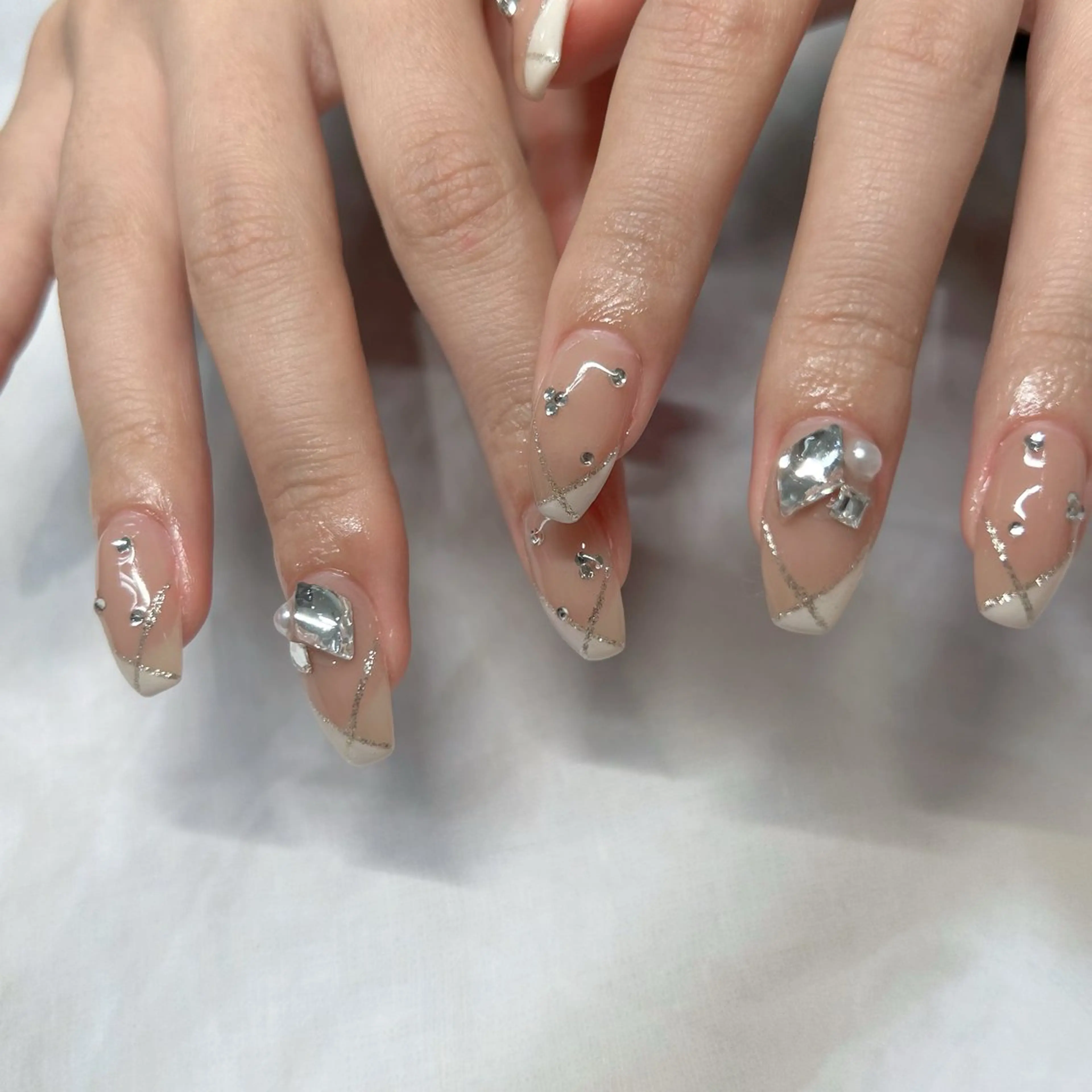 ネイル ハンドネイル Bianca浦和🪽 藤岡のネイルデザイン