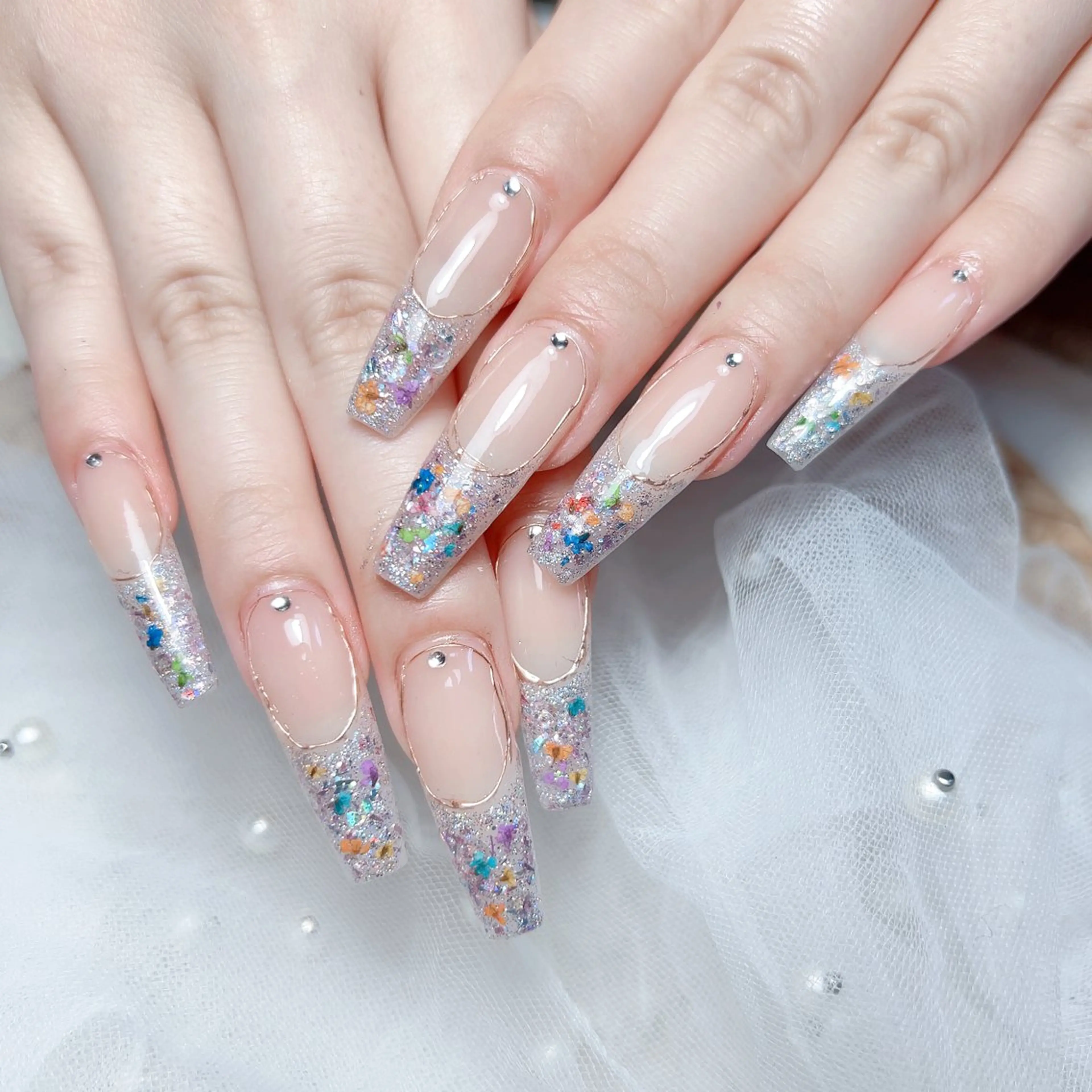 ネイル M🌷nail 長さだし専門店のネイルデザイン