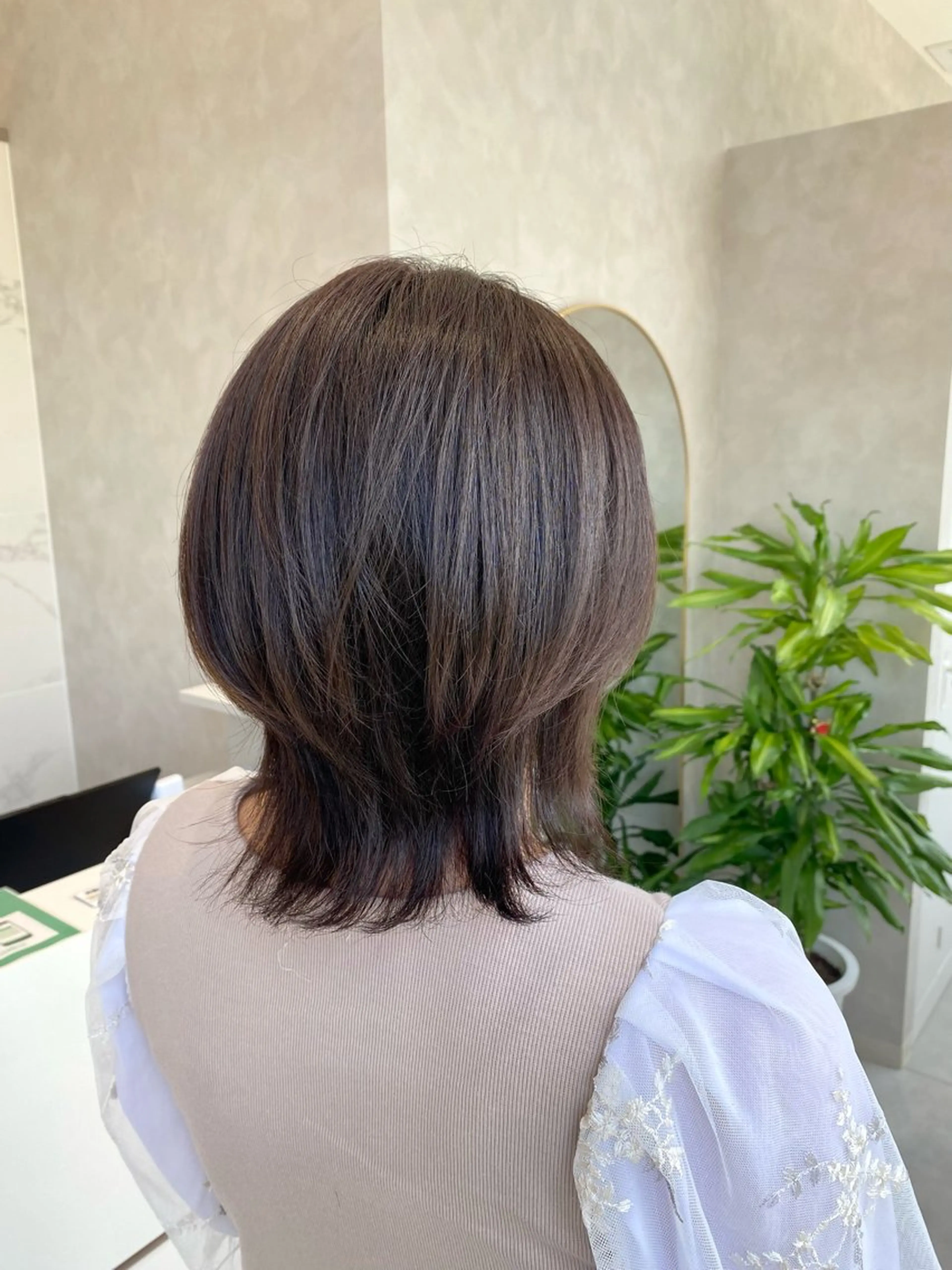 ショート カラー グレージュ ウルフカット 韓国ヘア・ブリーチ 🩵SHIZUKUのヘアスタイル
