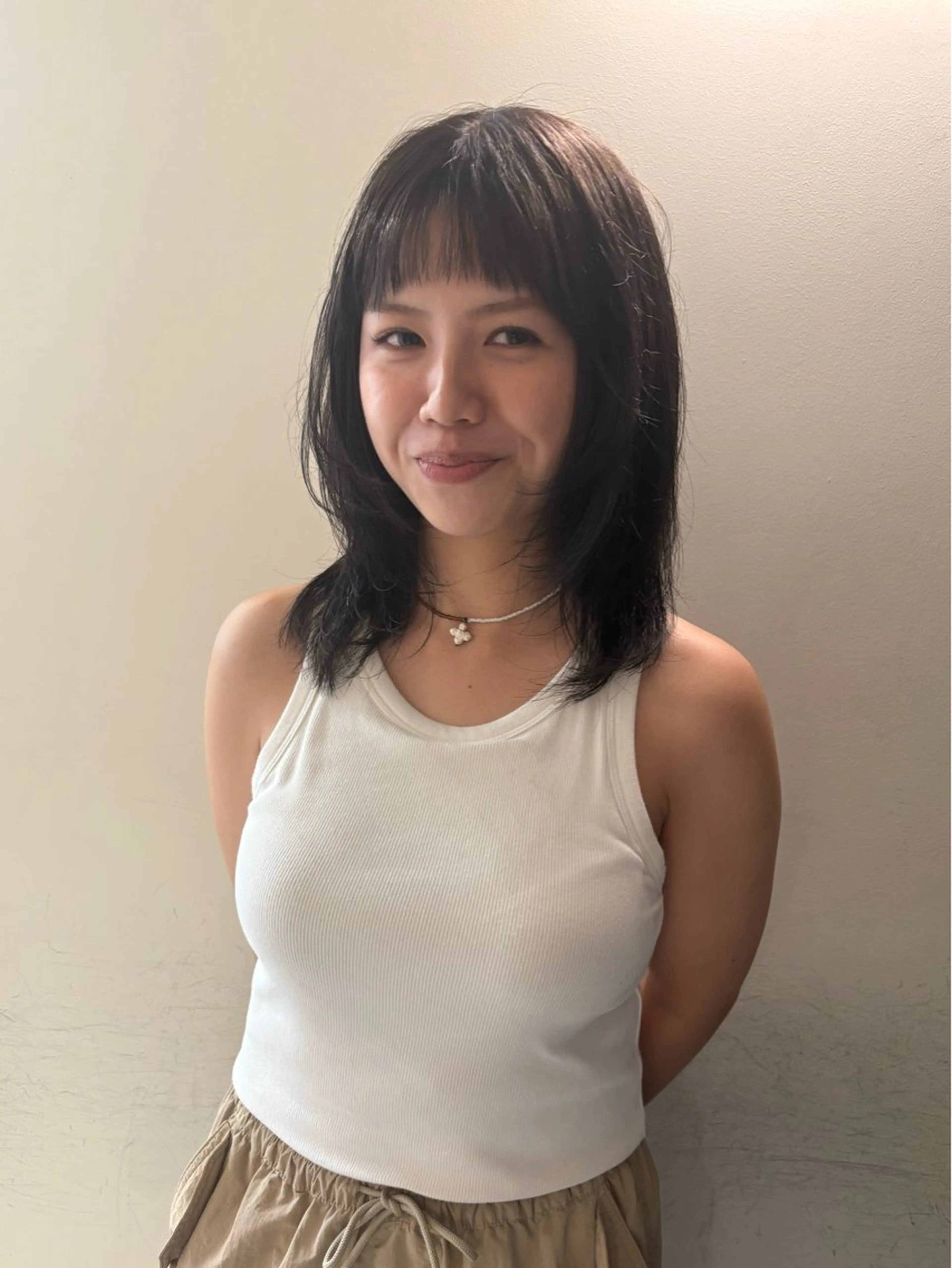 ミディアム カラー ブリーチ ケアブリーチ 透明感カラー ダブルカラー ブリーチなしカラー カット ヘアカラー MARI ｟津田沼駅｠のヘアスタイル