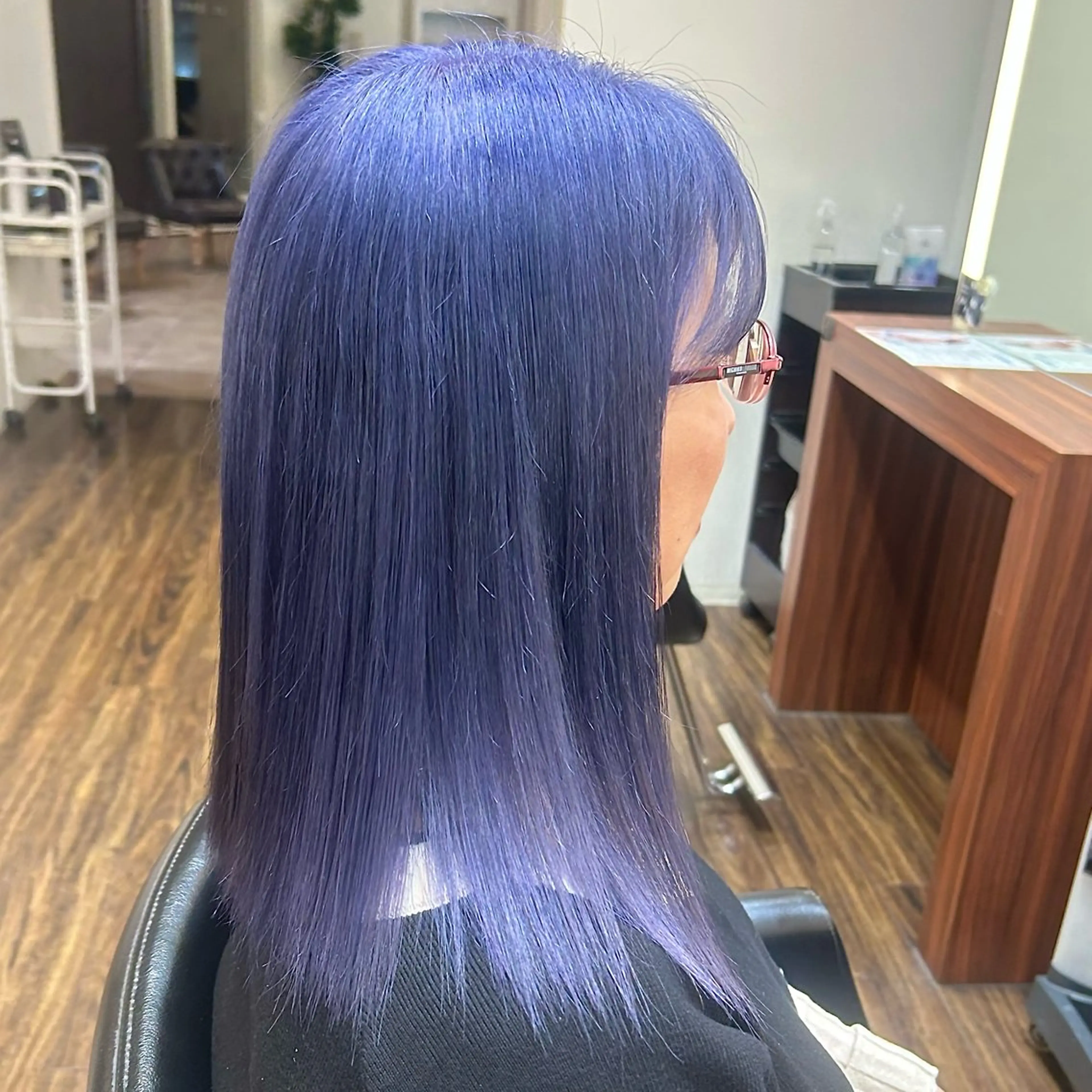 ミディアム カラー ブリーチ ❣️星野のあ❣️ 優しいダブルブリーチのヘアスタイル