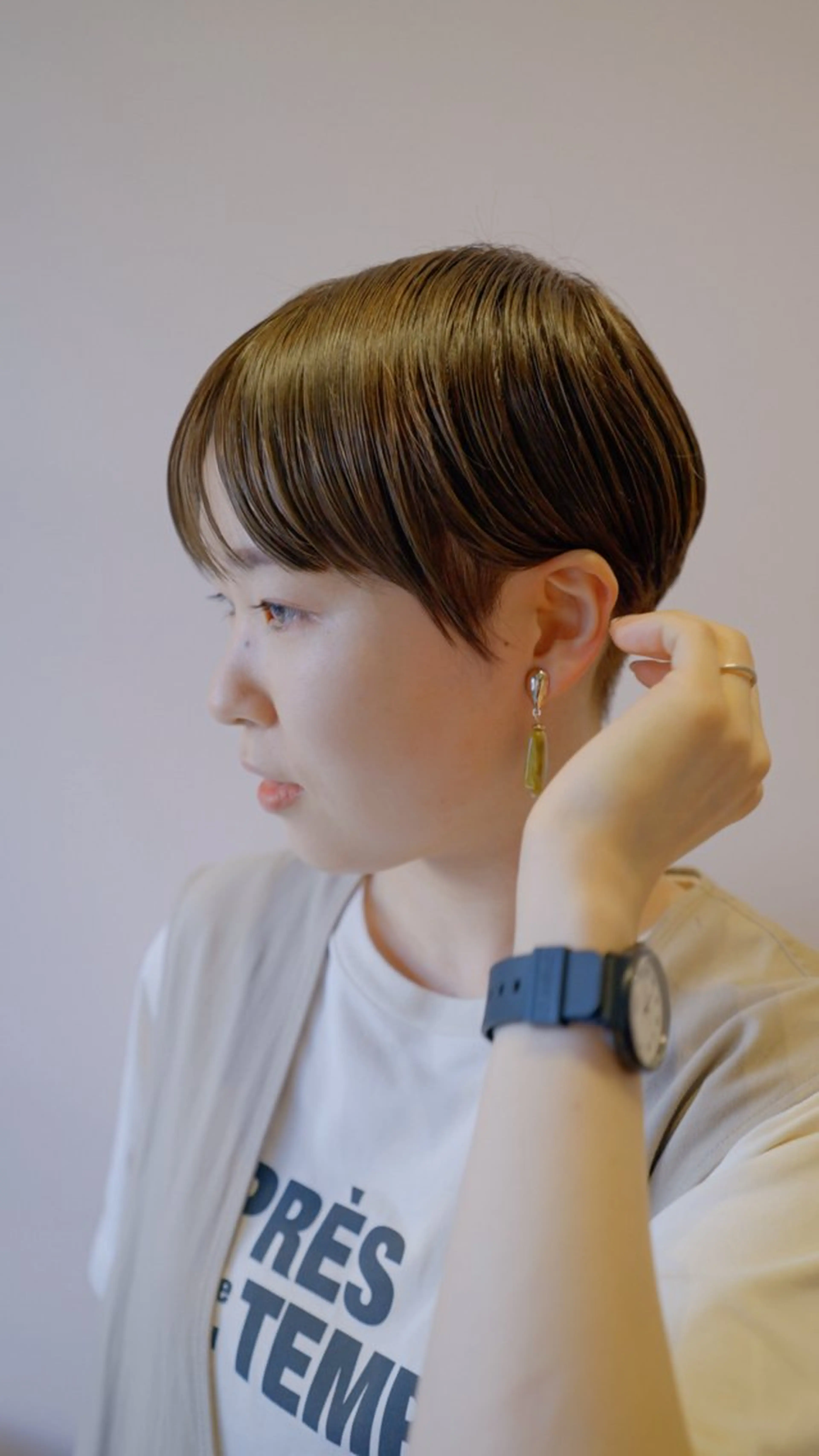 ショート ショートヘア カット パーマ 川間 将彦のヘアスタイル