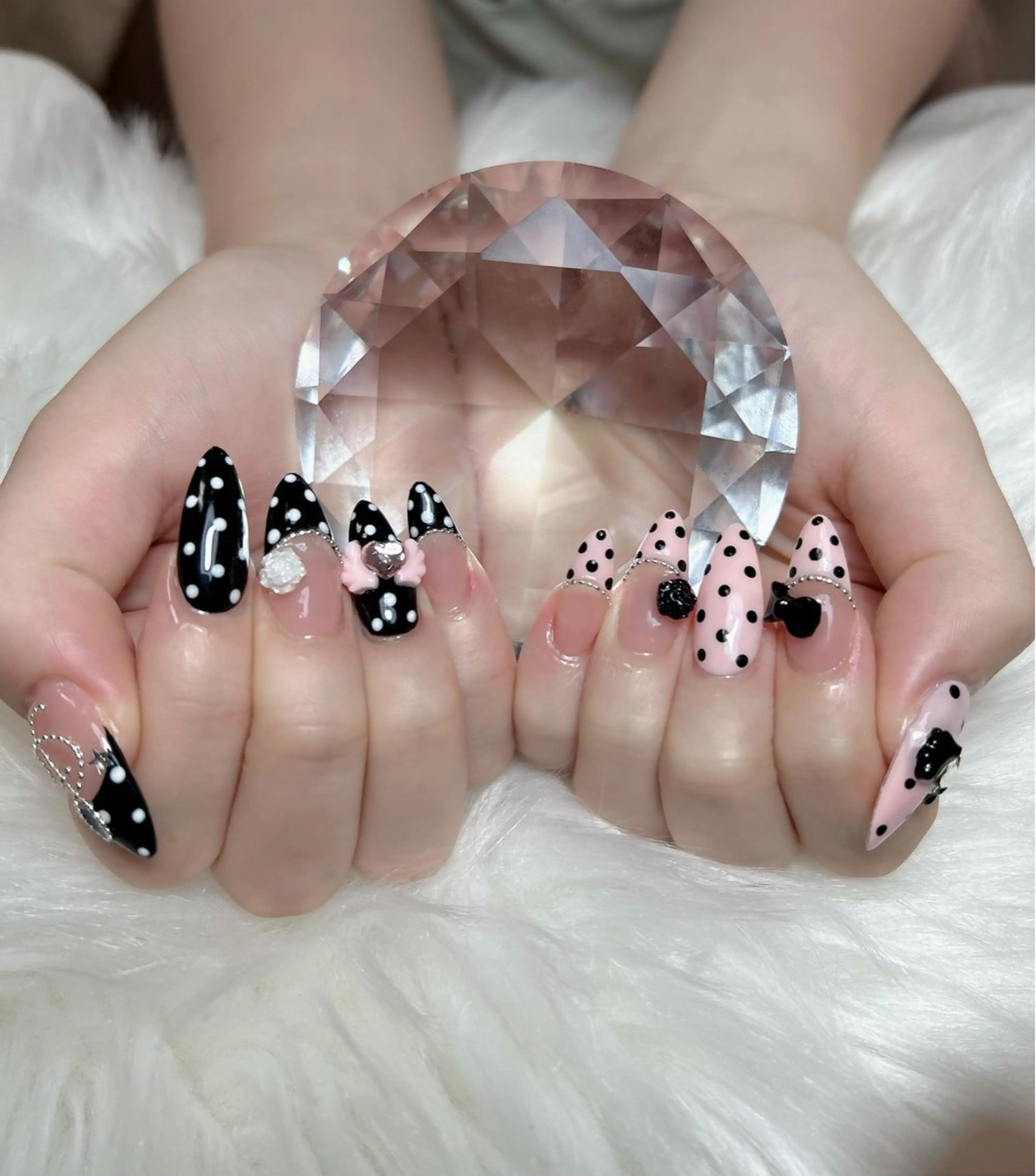 ネイル アートネイル オーロラネイル チークネイル 長さ出し フットネイル Chan nailsのネイルデザイン