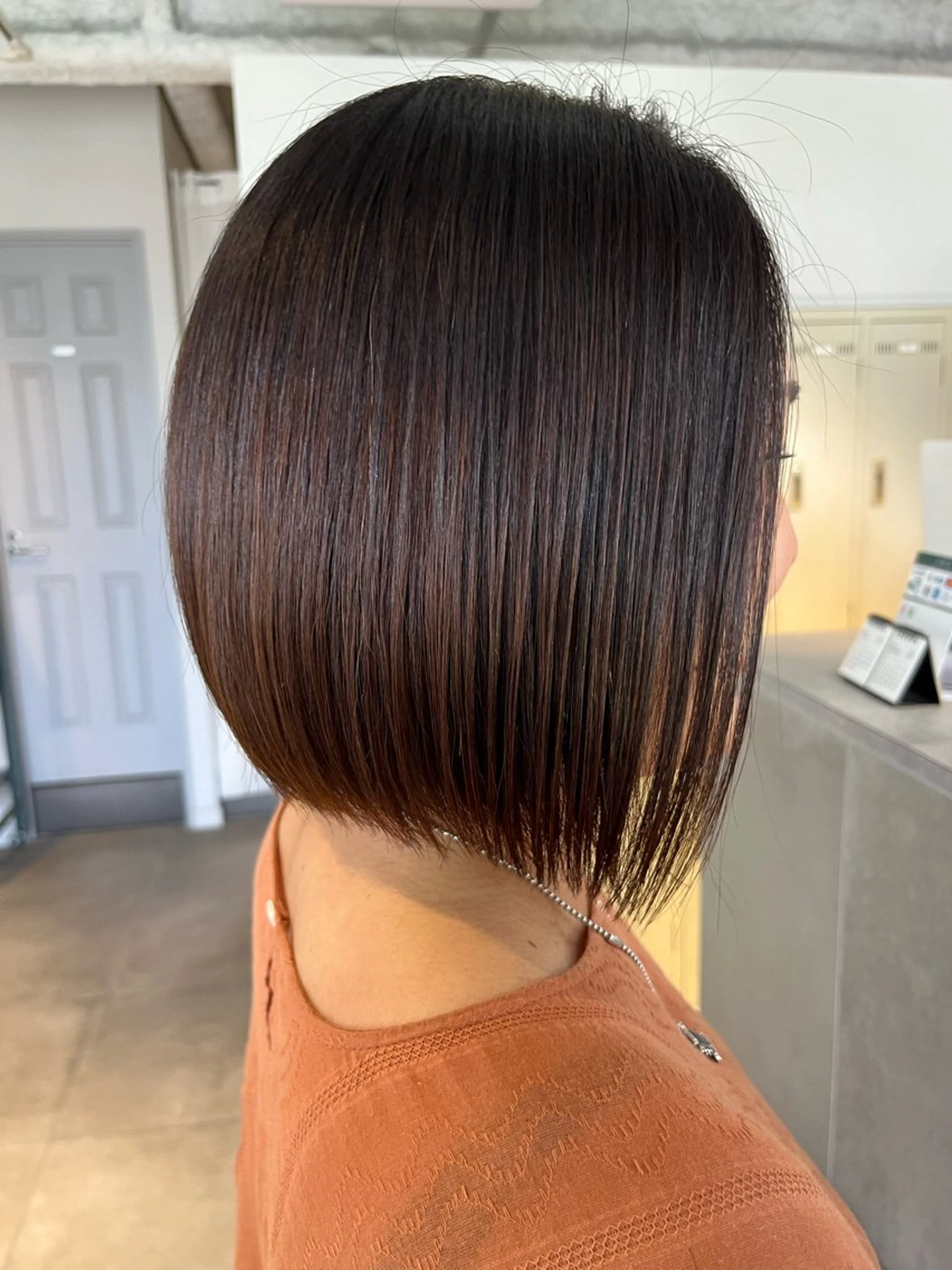 ショート 前下がりボブ ボブ カット ヘアカラー トリートメント 堀江あかり🌟ボブ/ ハイライト/似合わせのヘアスタイル