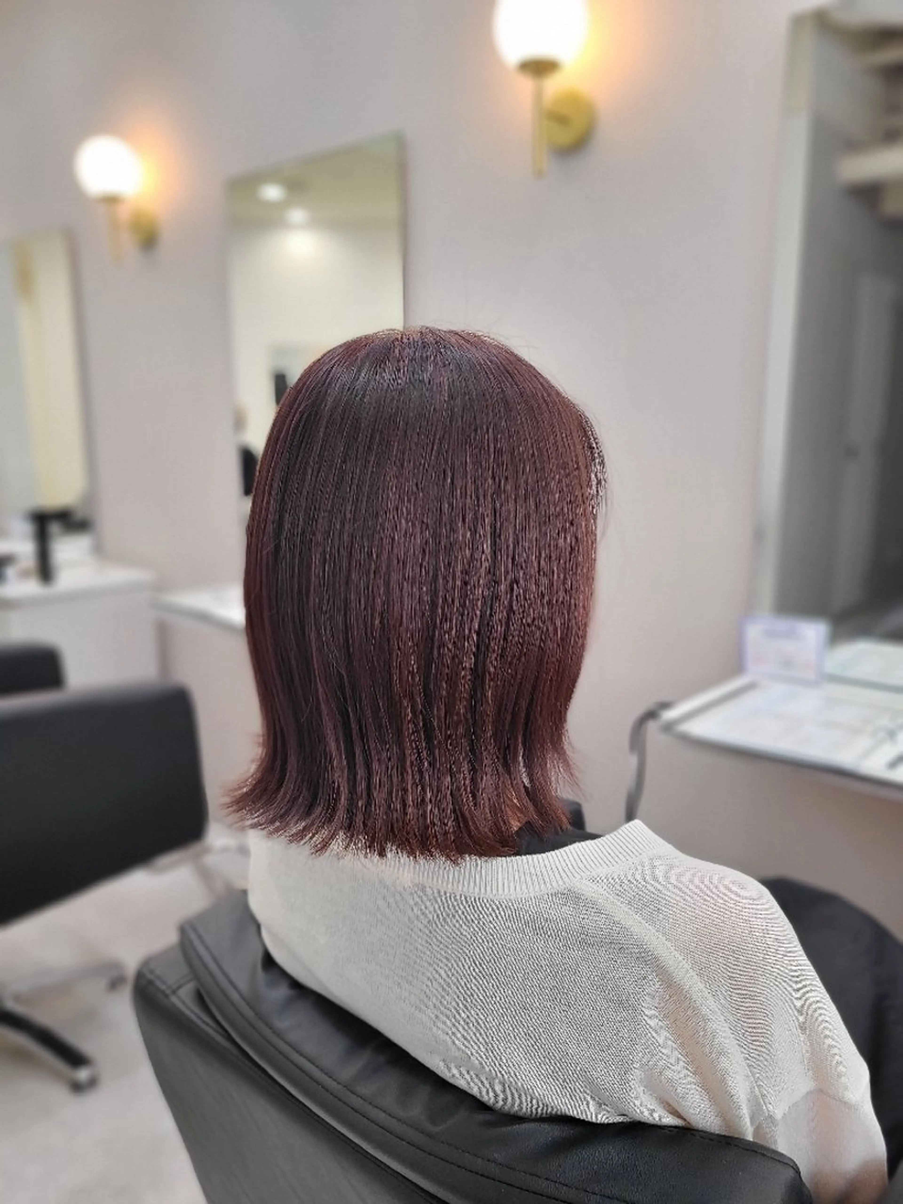 似合わせカット+カラー+トリートメント(女性、男性可)の写真