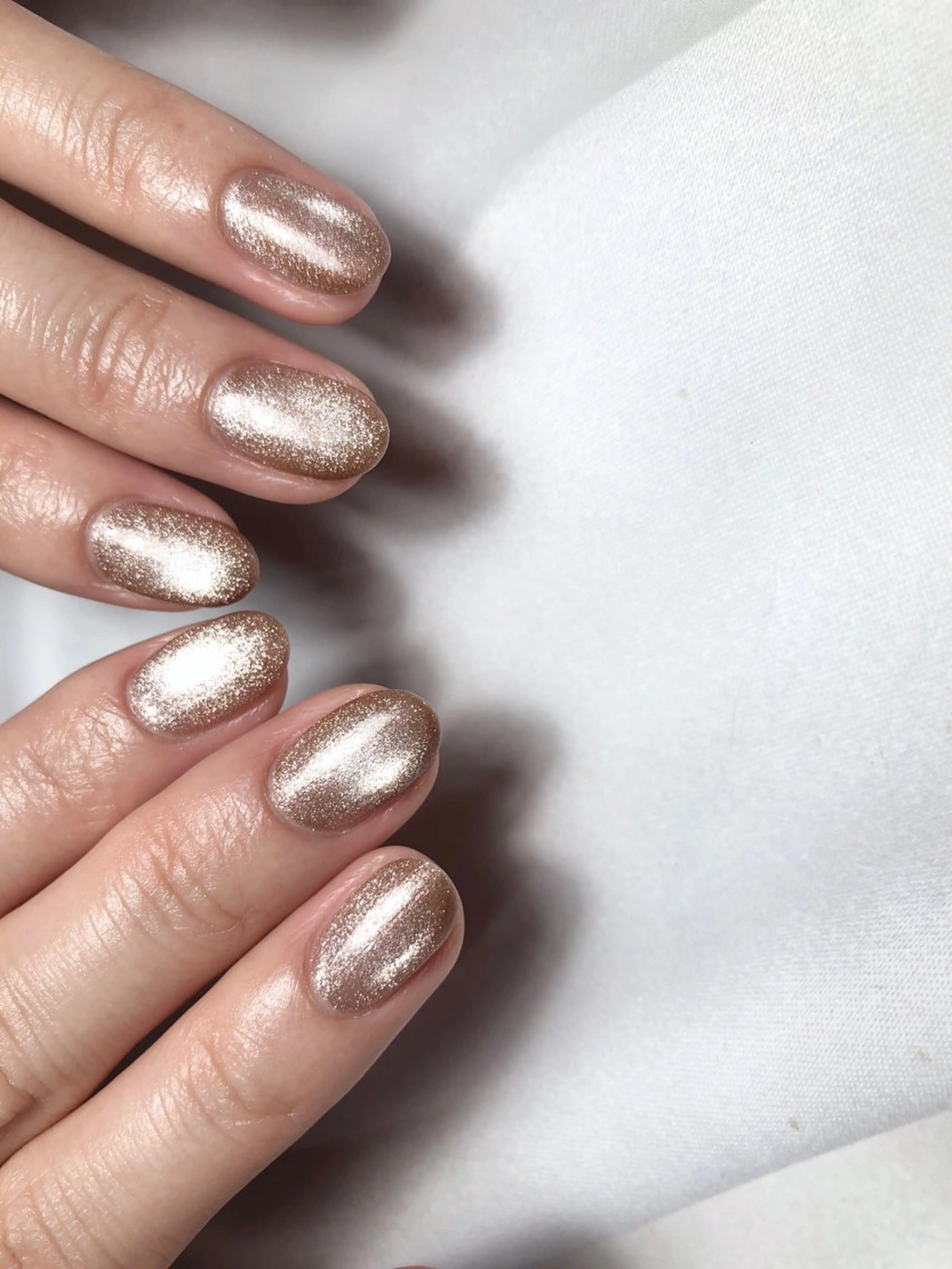 ネイル ブラウン マグネットネイル ハンドネイル nail heron所属・saki_ nail heronのその他イメージ
