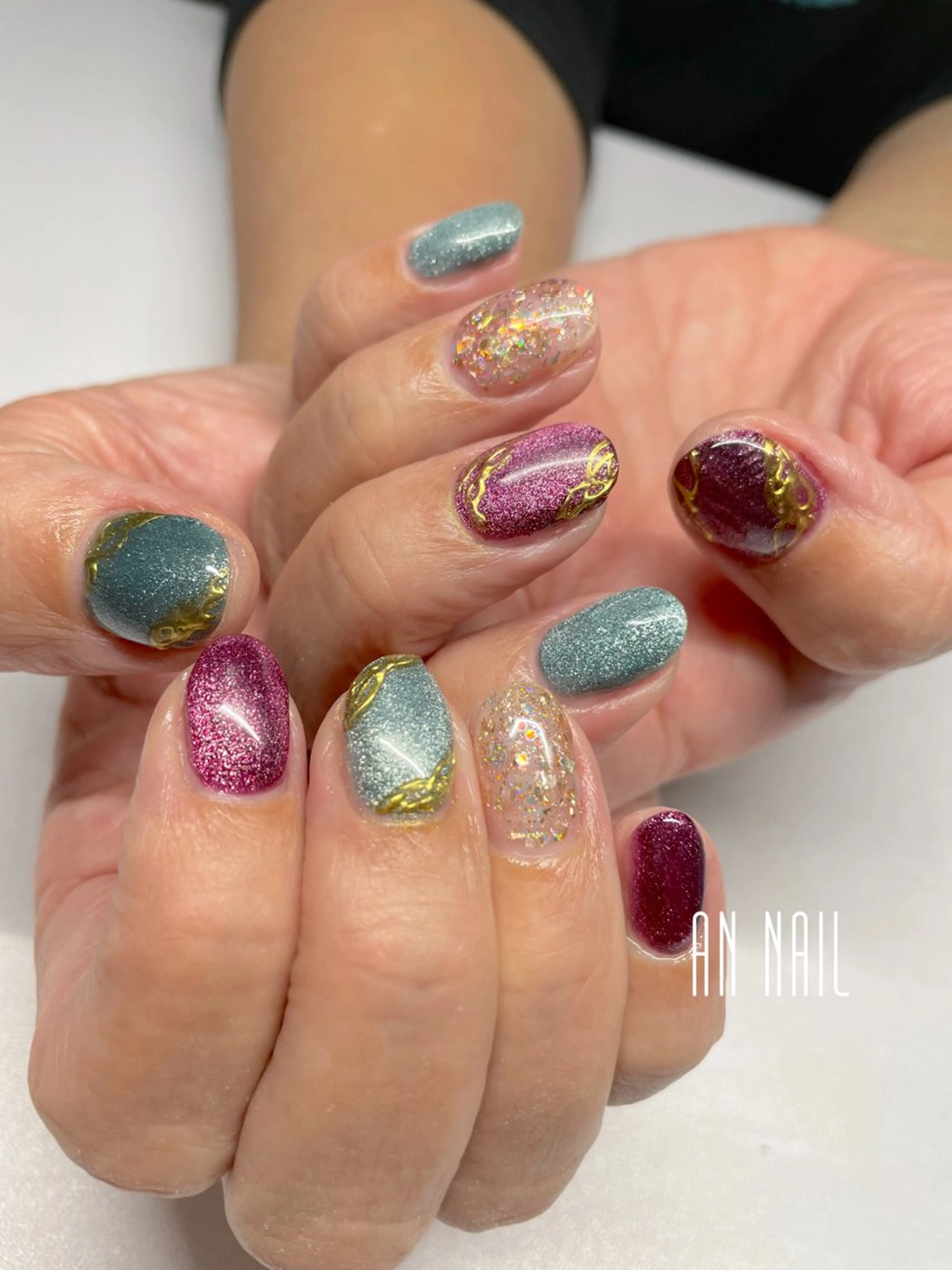 ネイル ニュアンスネイル ハンドネイル AN Nailのネイルデザイン