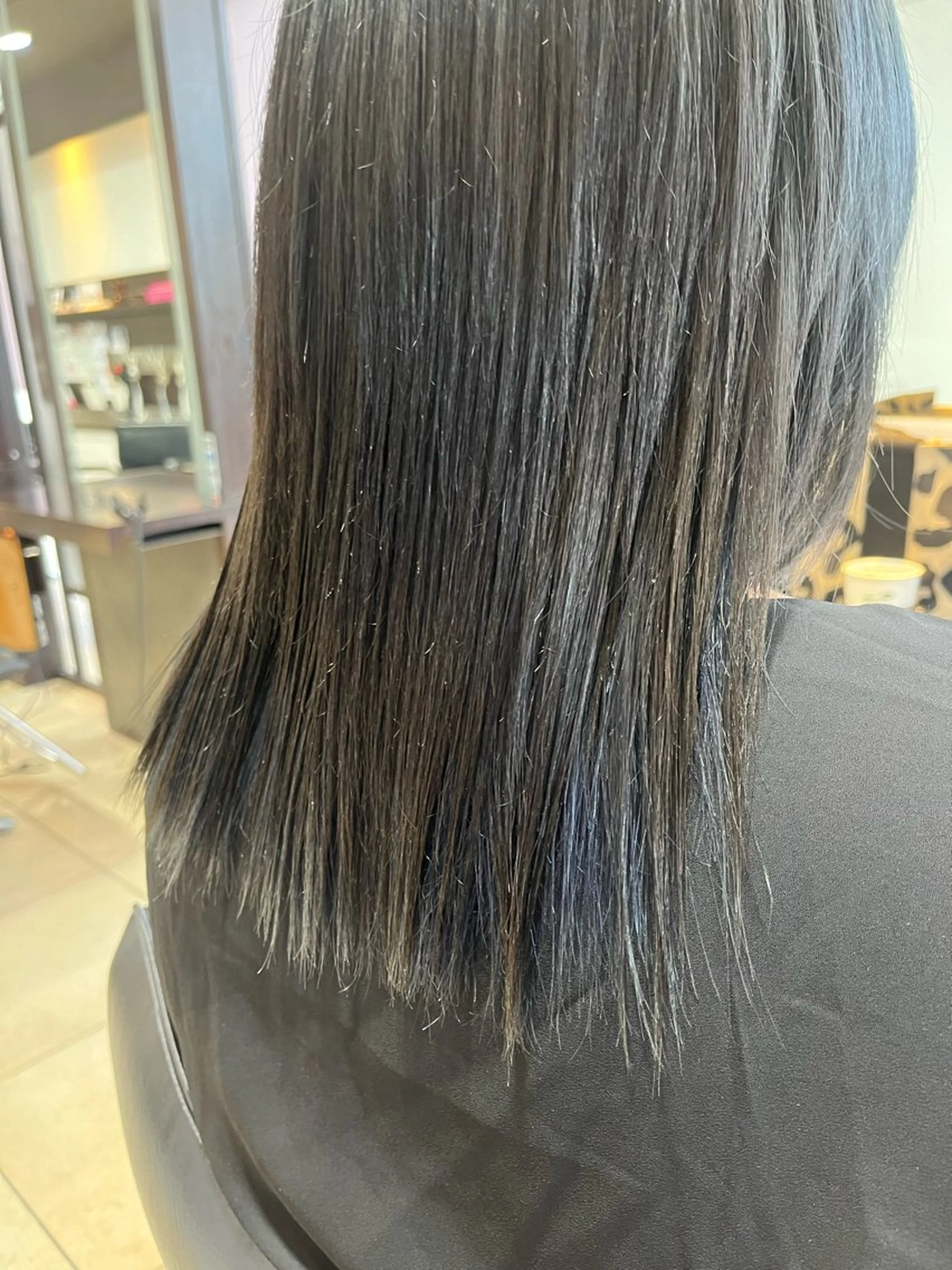 ミディアム hair and beauty QUATRO 赤塚店所属・QUATROカラー 予約‪のヘアスタイル