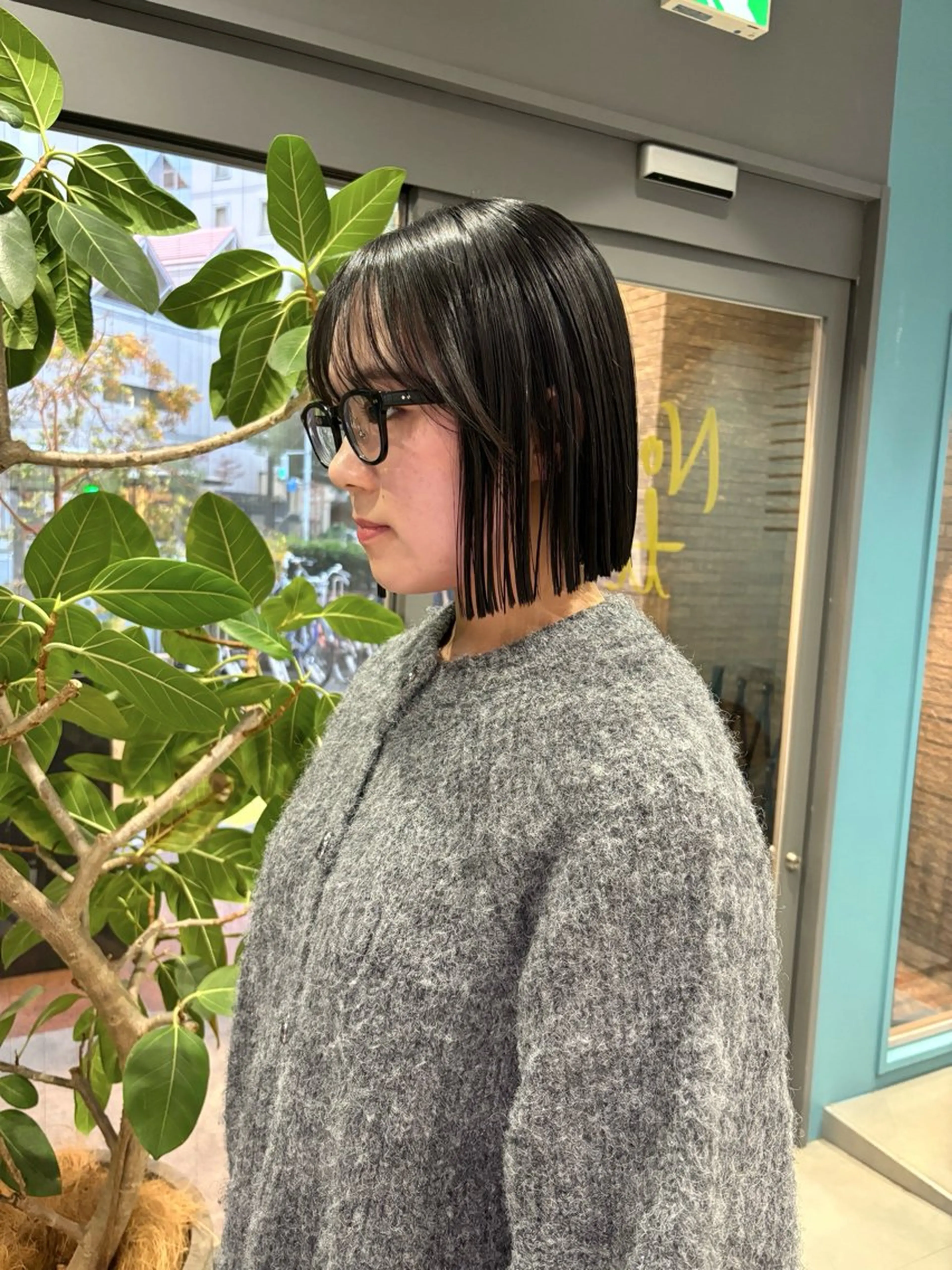 ショート カラー カット ヘアカラー トリートメント noe tton所属・あゆな/名古屋/ ボブ/透明感カラーのヘアスタイル