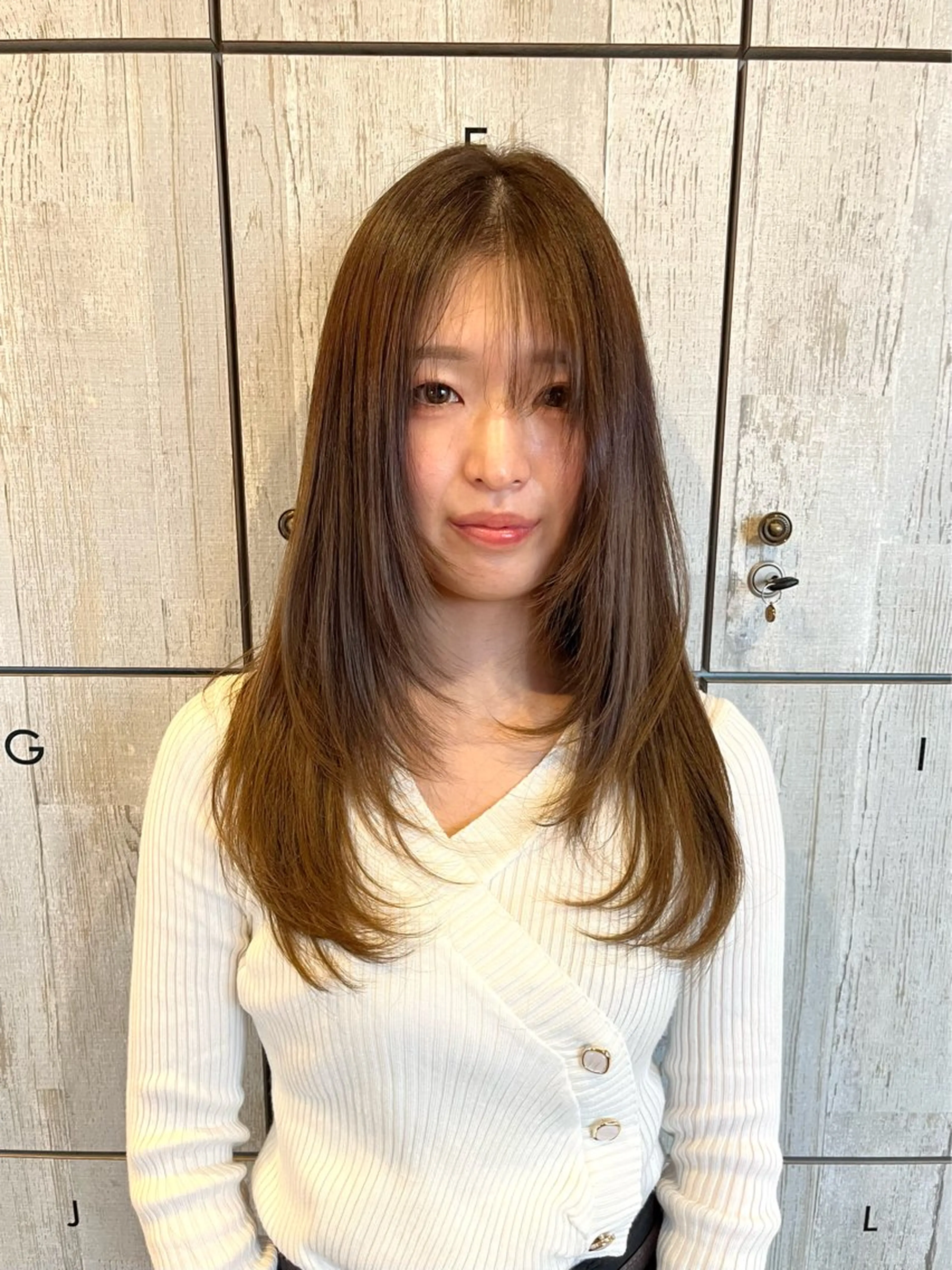 ロング カラー カット ヘアカラー トリートメント ♡ナナコ♡ レイヤー/艶髪のヘアスタイル
