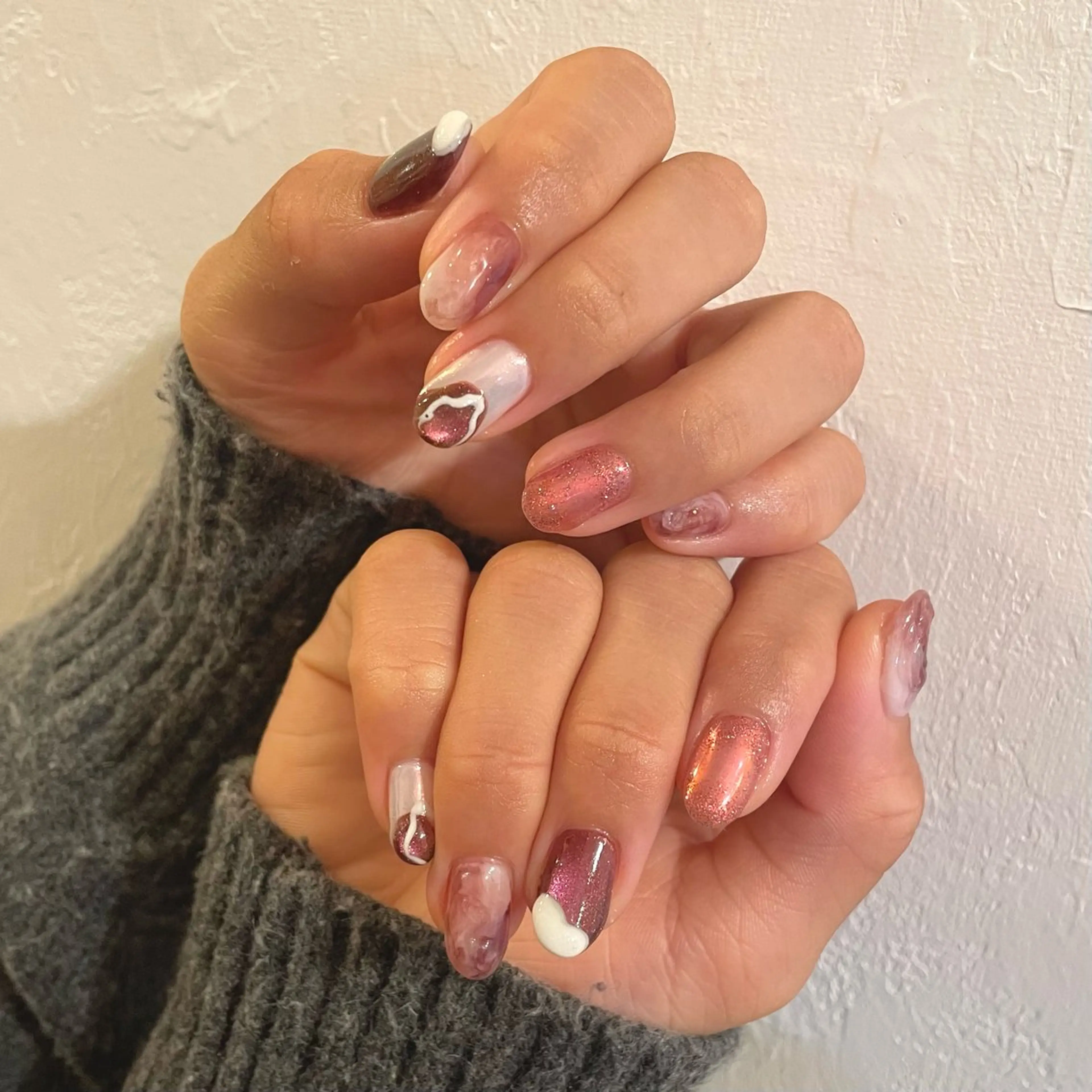 ネイル ボルドー Nail Room uimのネイルデザイン