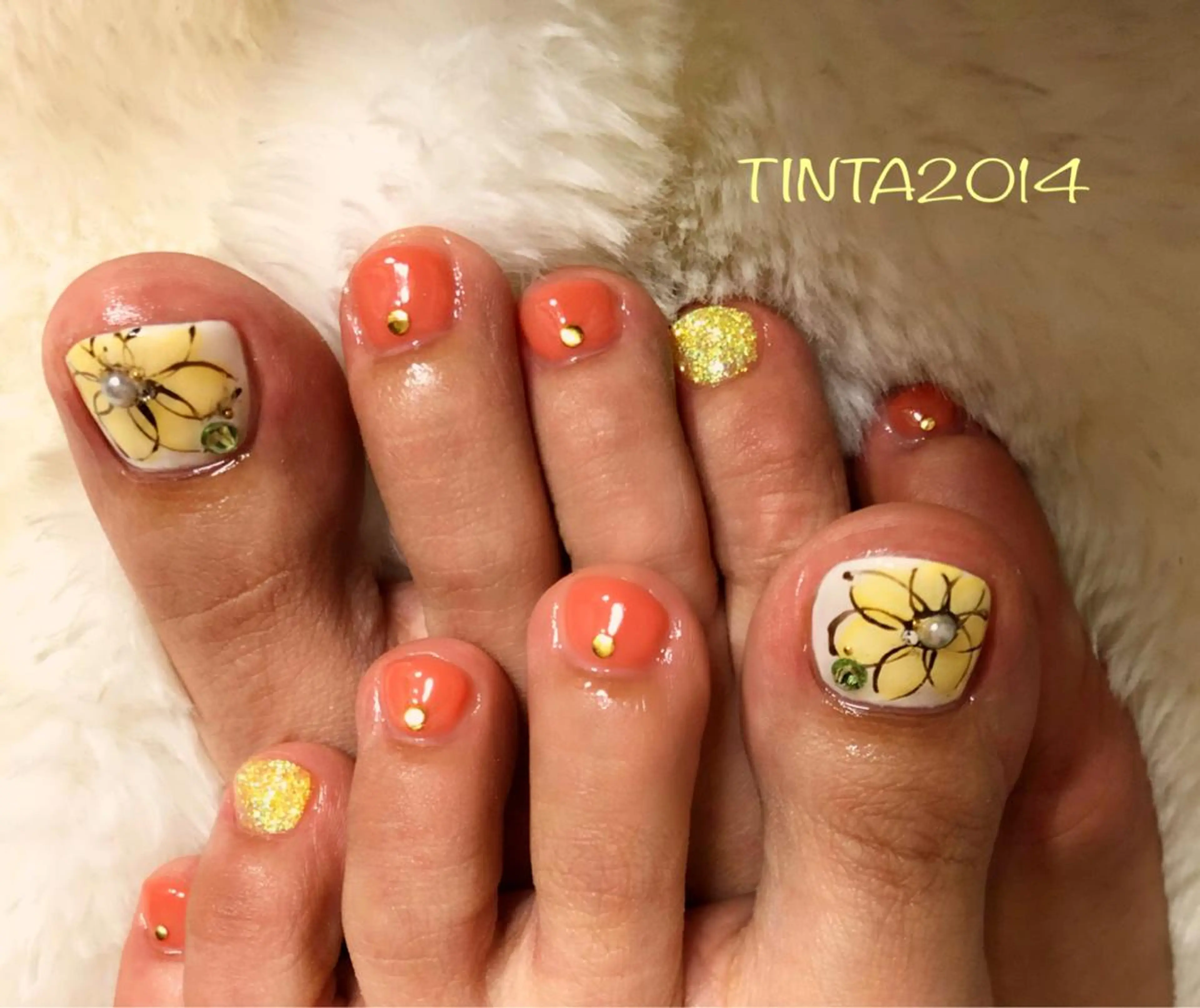 ネイル フットネイル ネイルサロン ティンタ所属・馬場 典子のネイルデザイン