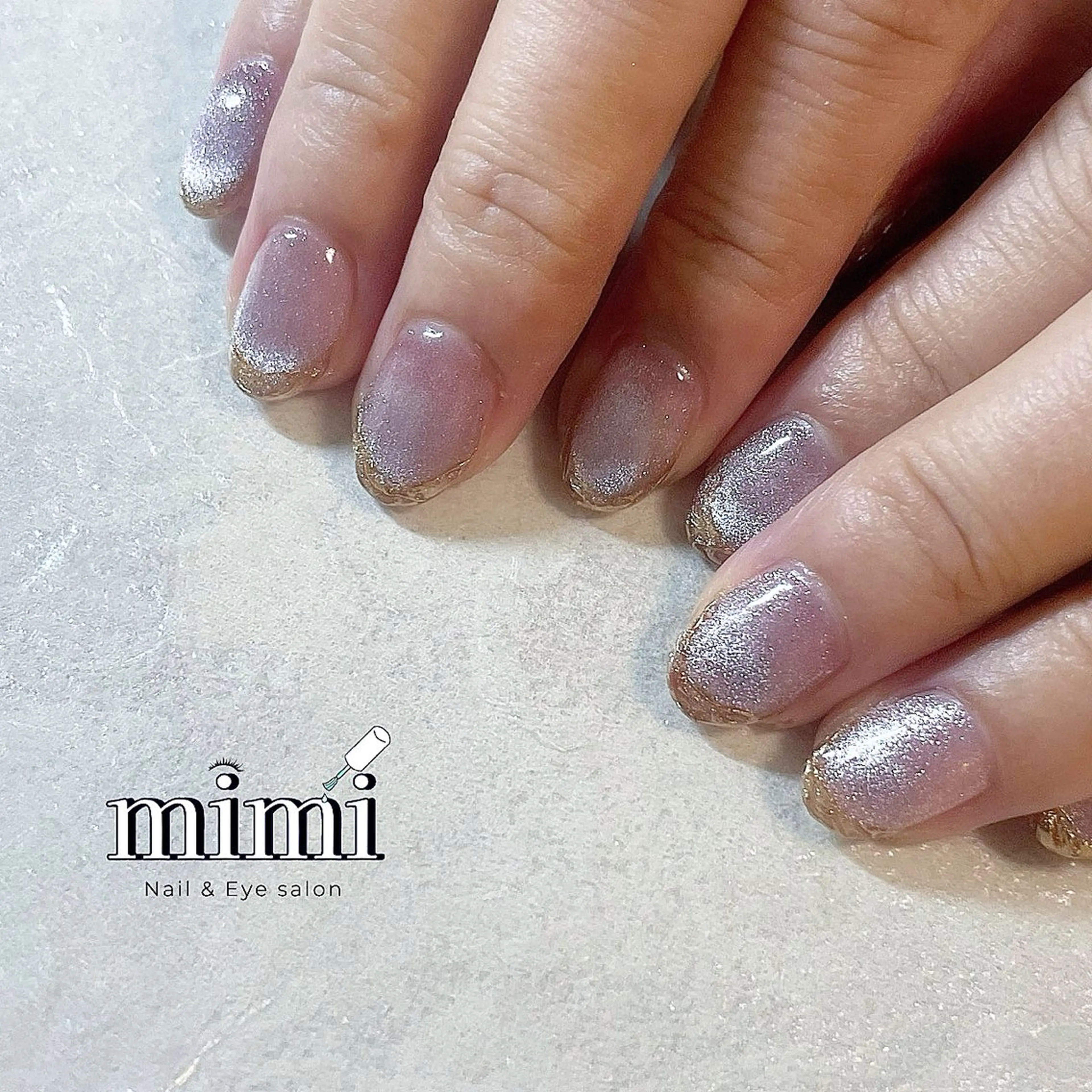 ネイル アートネイル フレンチネイル マグネットネイル ミラーネイル ニュアンスネイル Nail&Eye mimiのネイルデザイン