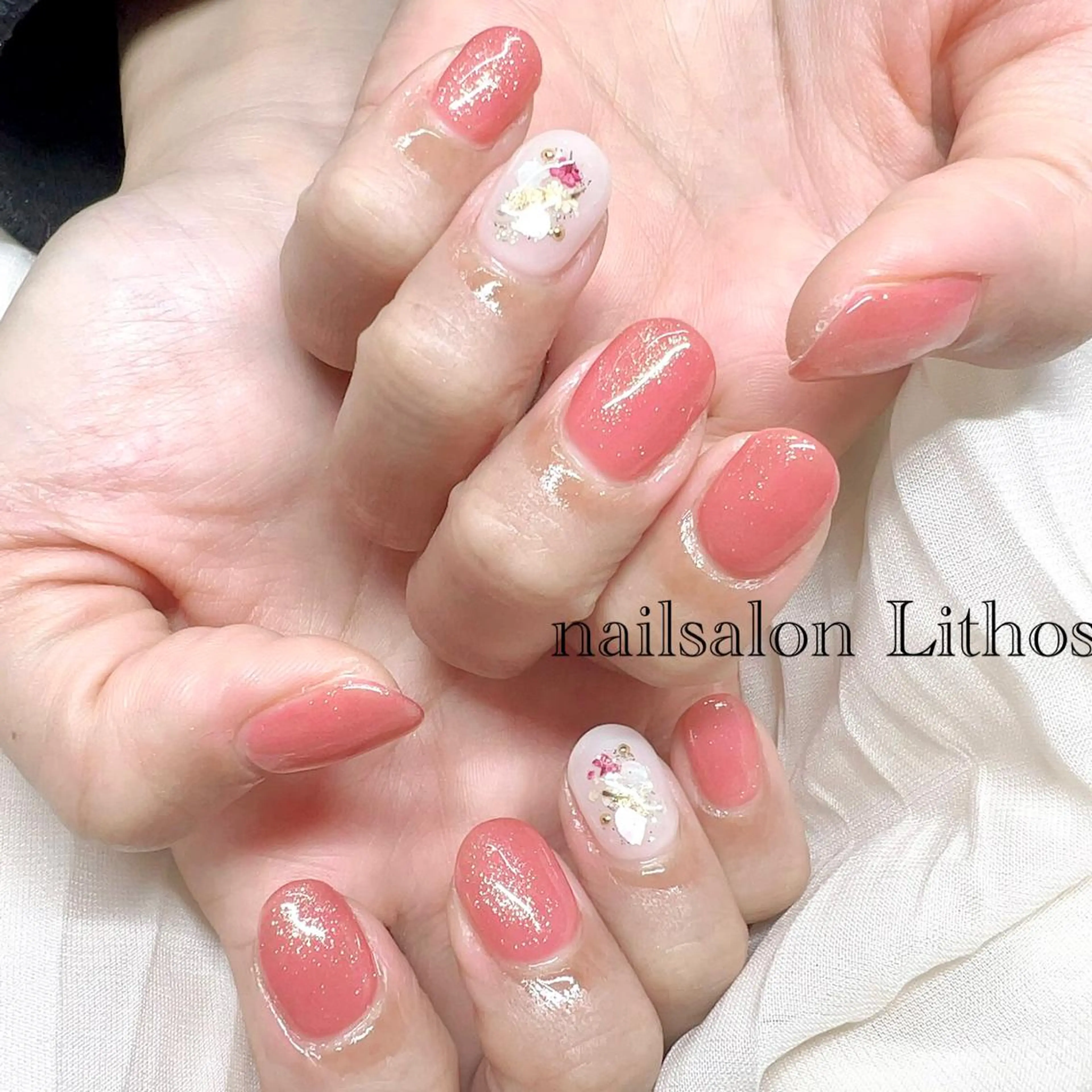 ネイル ハンドネイル nailsalon Lithos所属・nailsalon Recontreのネイルデザイン