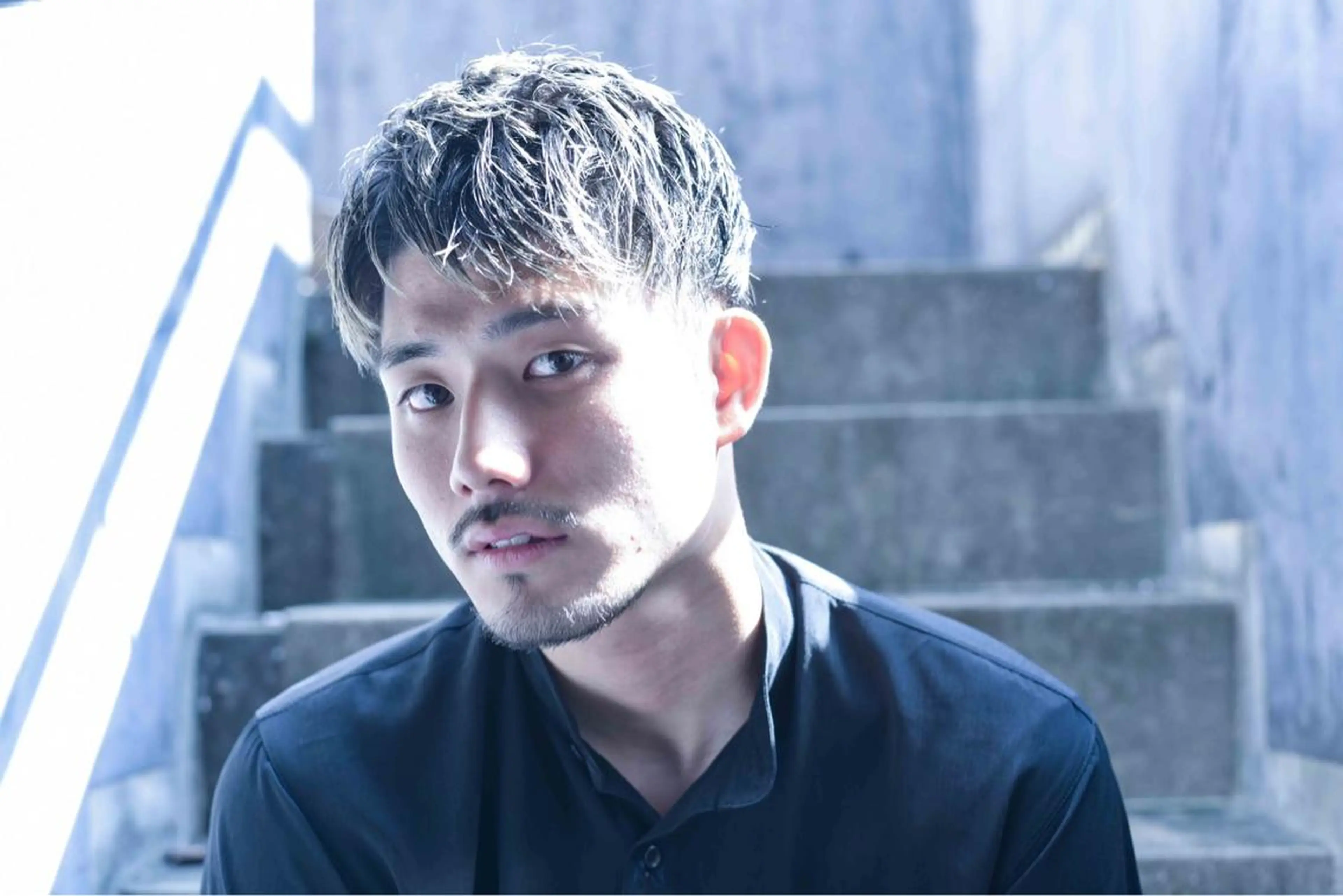 ショート カラー パーマ メンズ labyrinthノーブル所属・再現性No.1西村 雄太のヘアスタイル