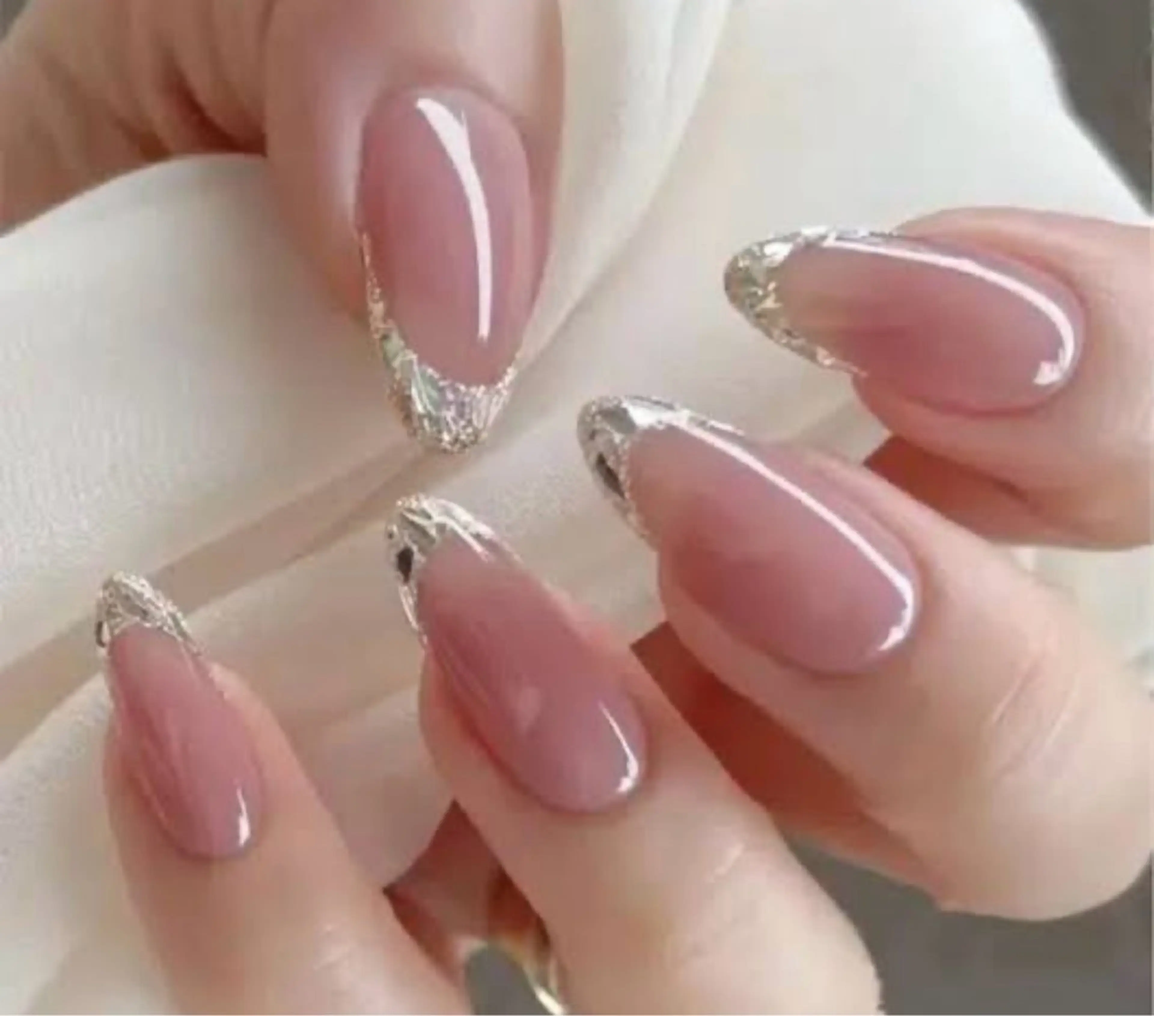グラスフレンチ💅(オフなし)の写真