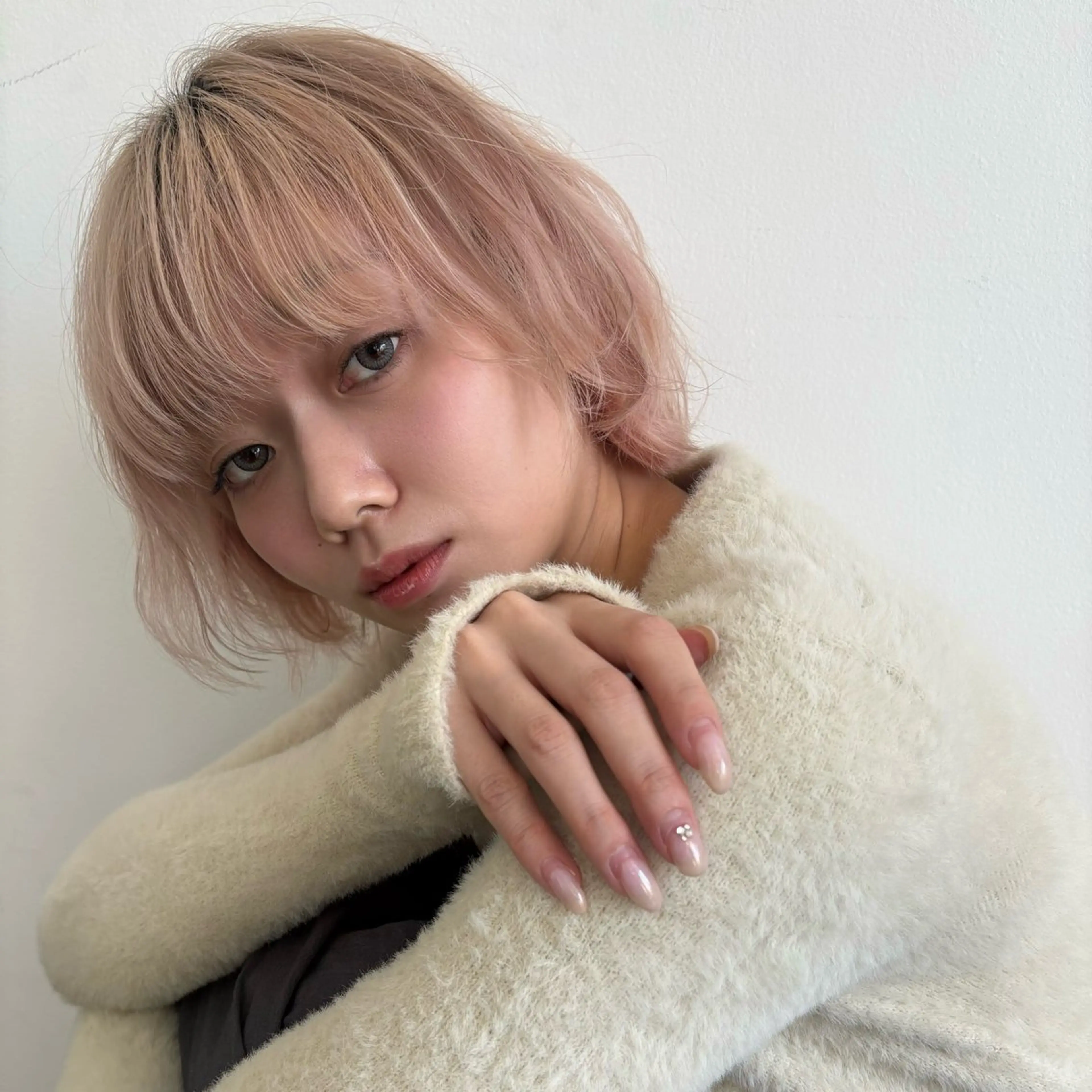 ショート ヘアカラー みさき/パーマ/ハ イトーン指名No.1のヘアスタイル