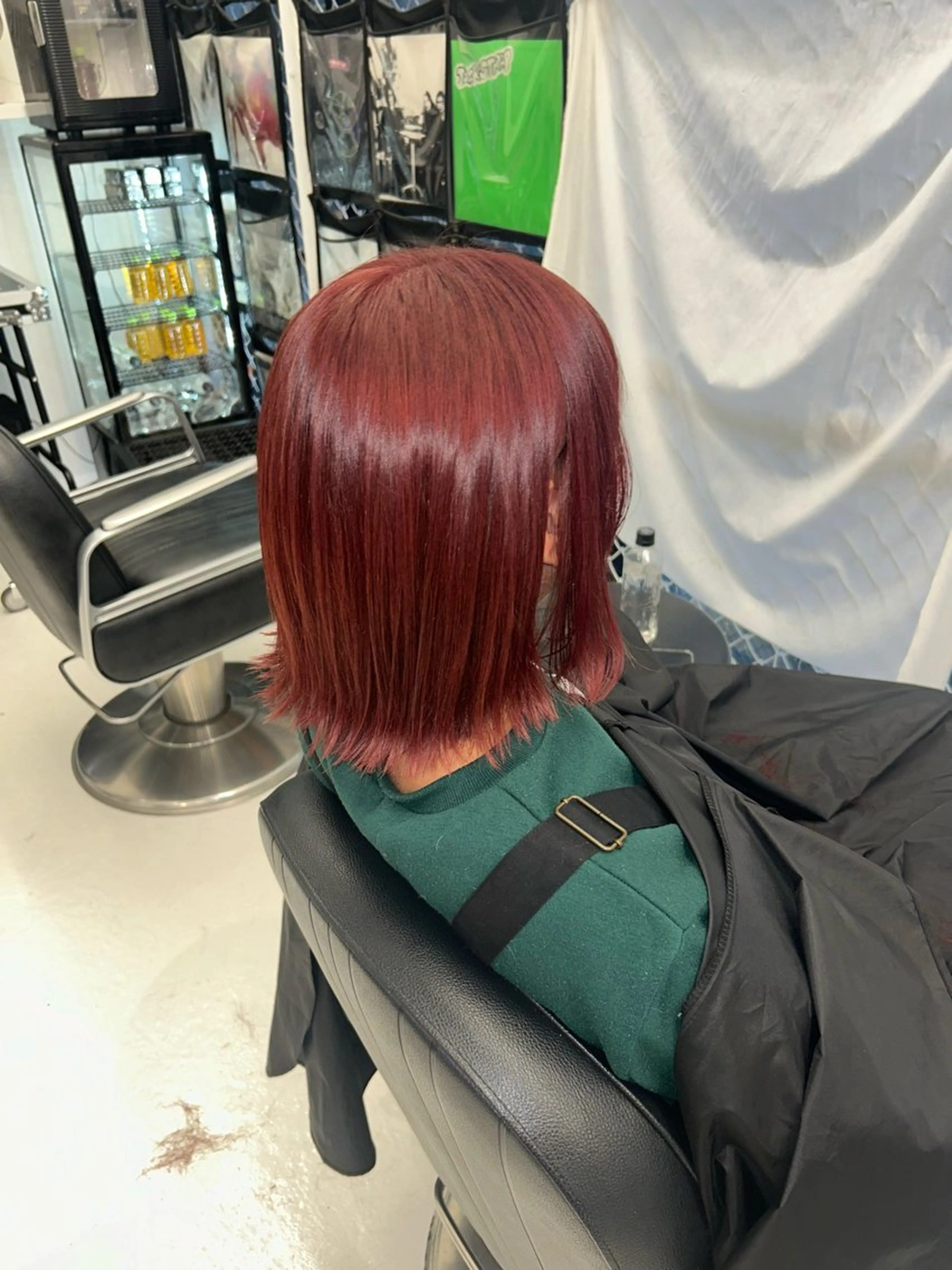 カラー ブリーチ カシス ダブルカラー ブリーチなしカラー ピンクカラー ヘアカラー 原宿//-KOKO- MOENOのヘアスタイル