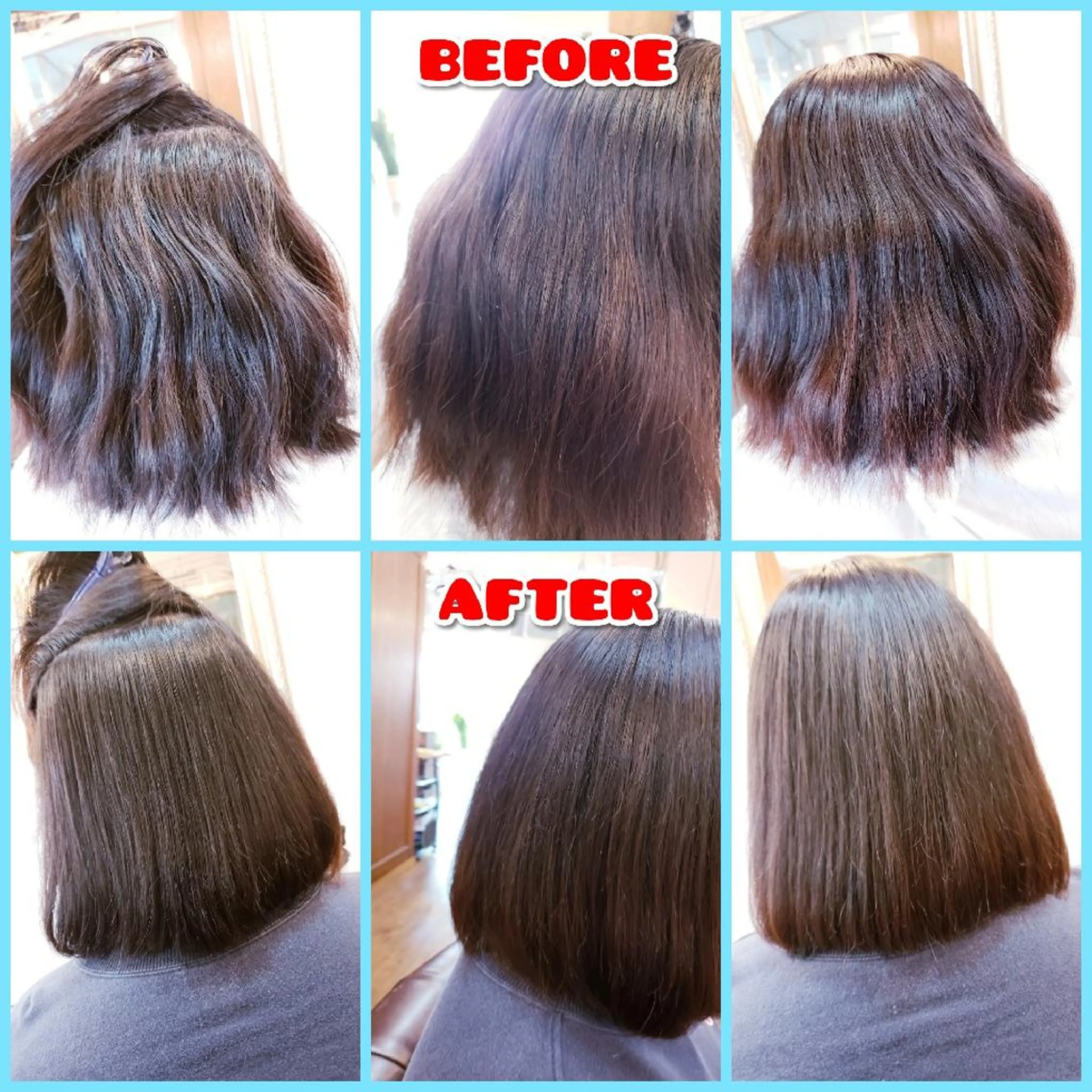 パーマ セミロング 縮毛矯正 AngeBay.NaHa所属・饒平名 知也のヘアスタイル