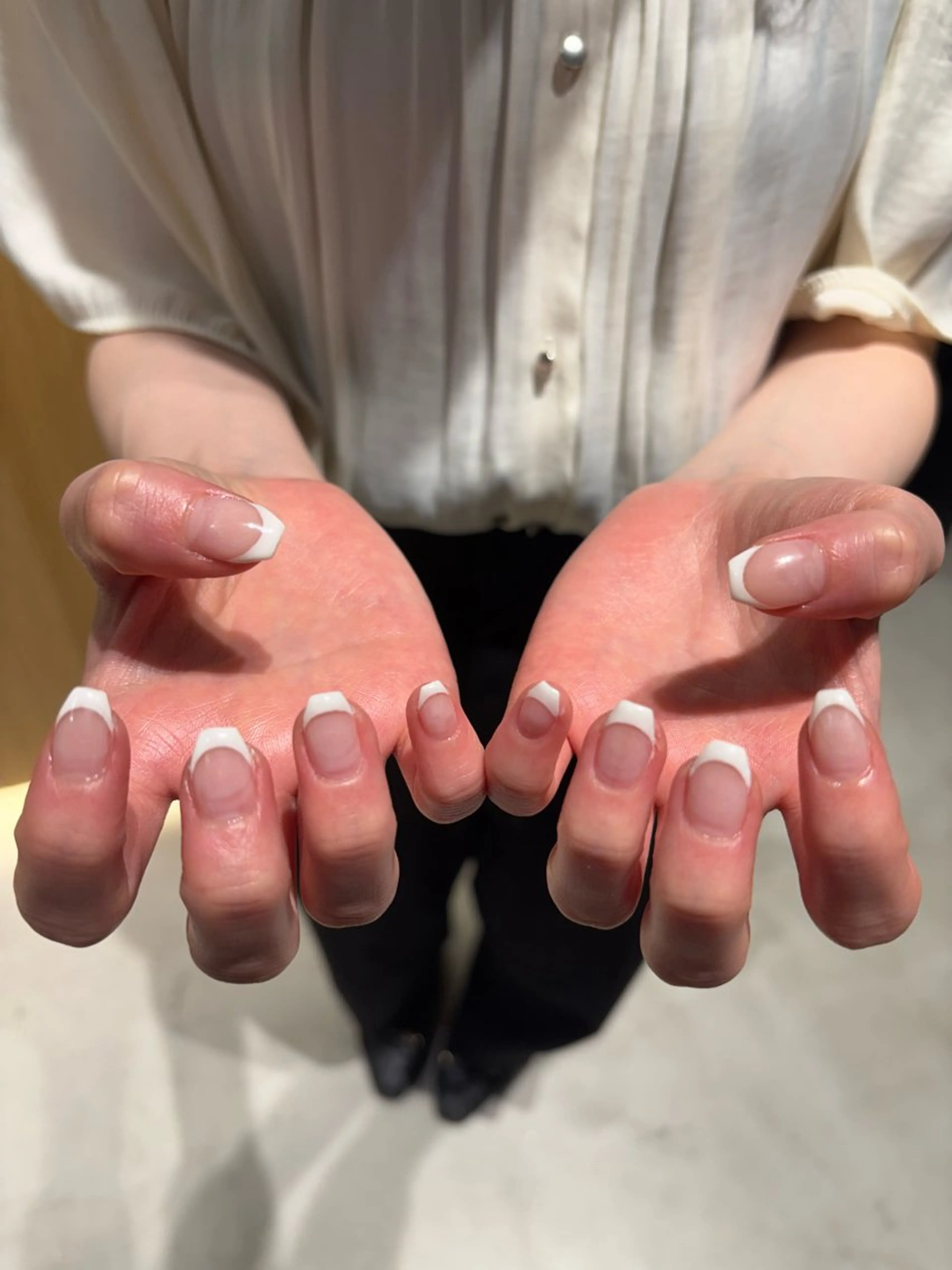 10/26(日)9:00~限定🌟【オフなし】ハンド💅🏻✨️フレンチ(白のみ)の写真