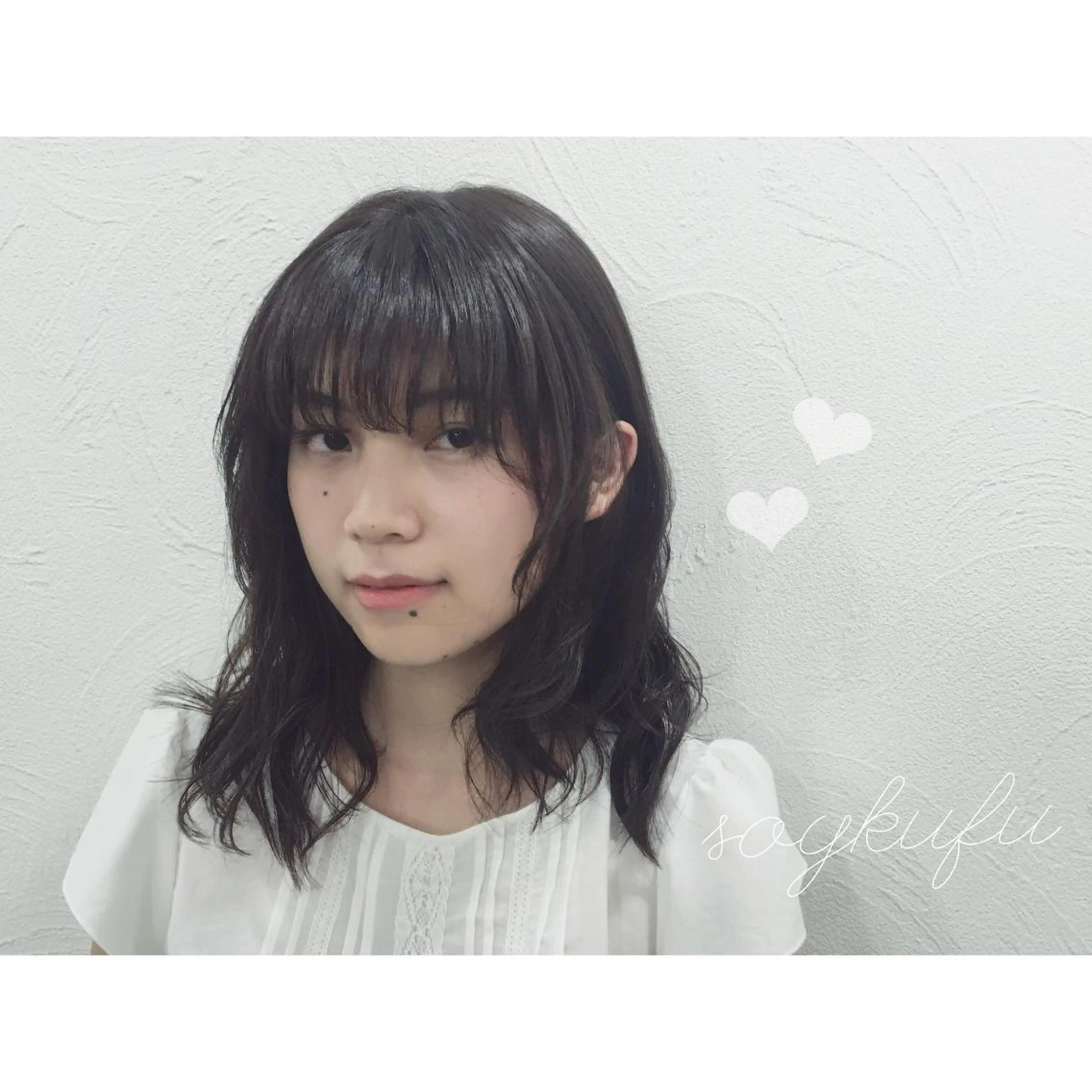 セミロング 【今だけブリーチ 限定価格💕】すみのヘアスタイル