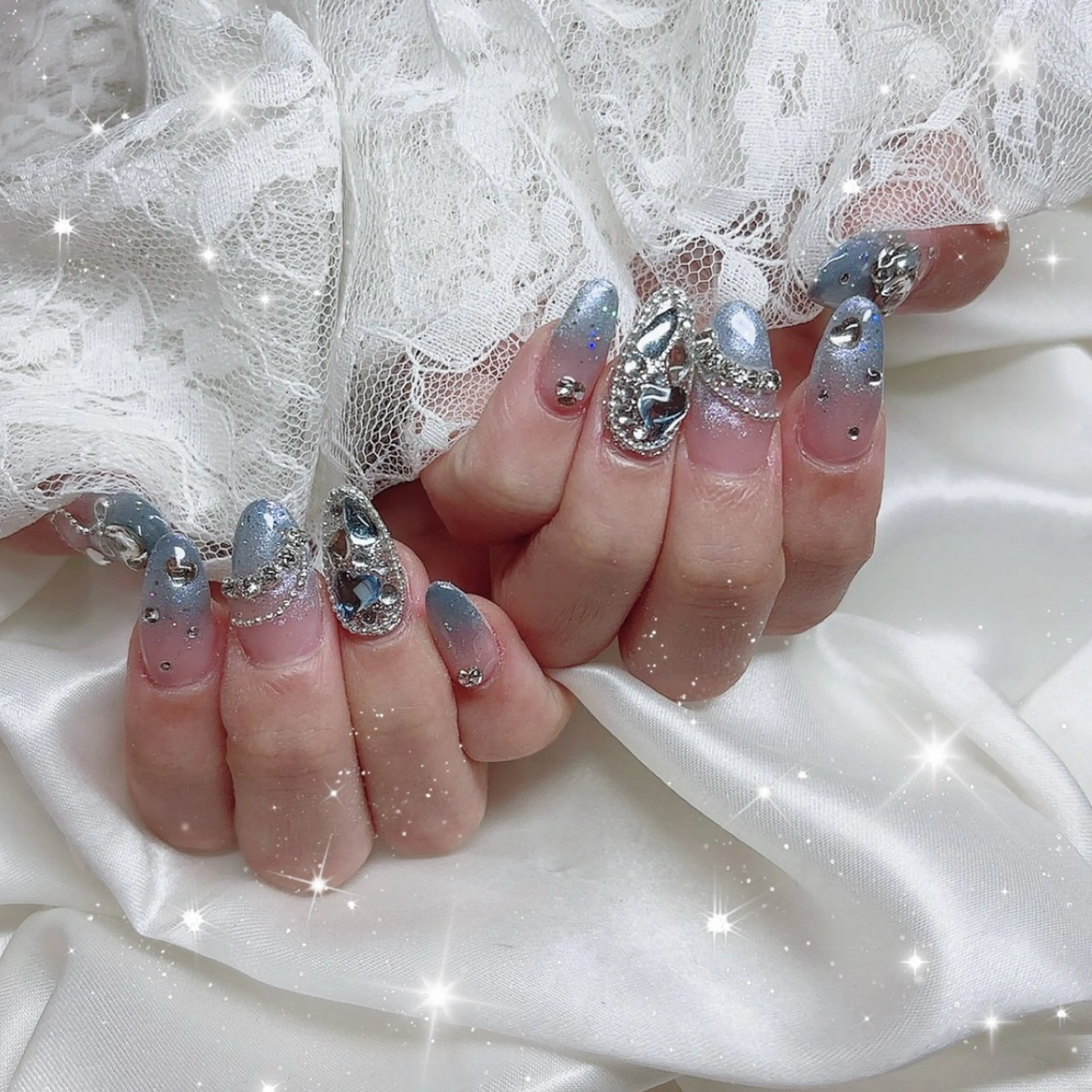 ミディアム 韓国風ヘア ハンドネイル nail salon  sissy所属・sissy yukaのネイルデザイン