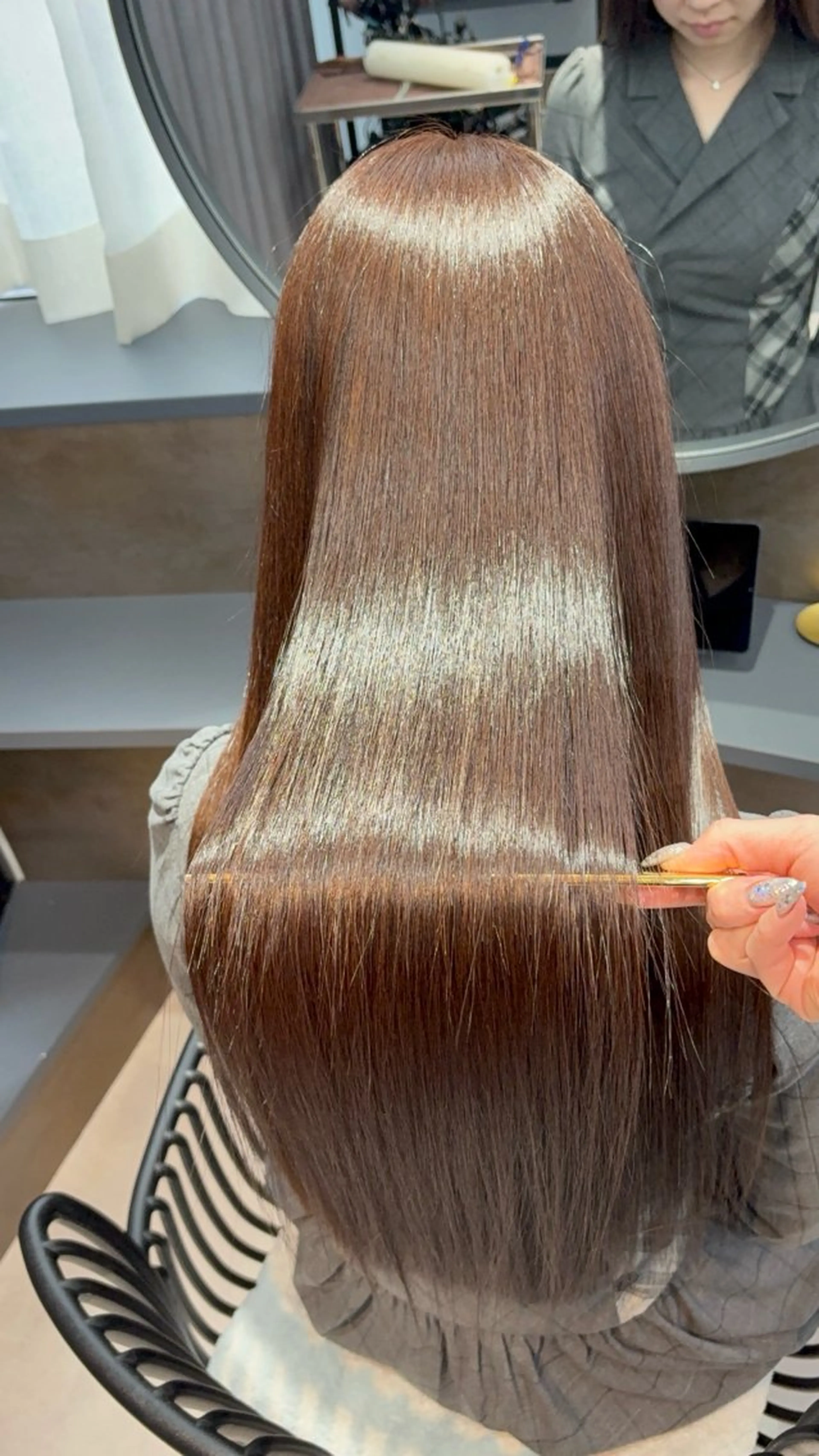 ロング カラー ヘアカラー トリートメント レイヤー/髪質改善 SAKIのヘアスタイル