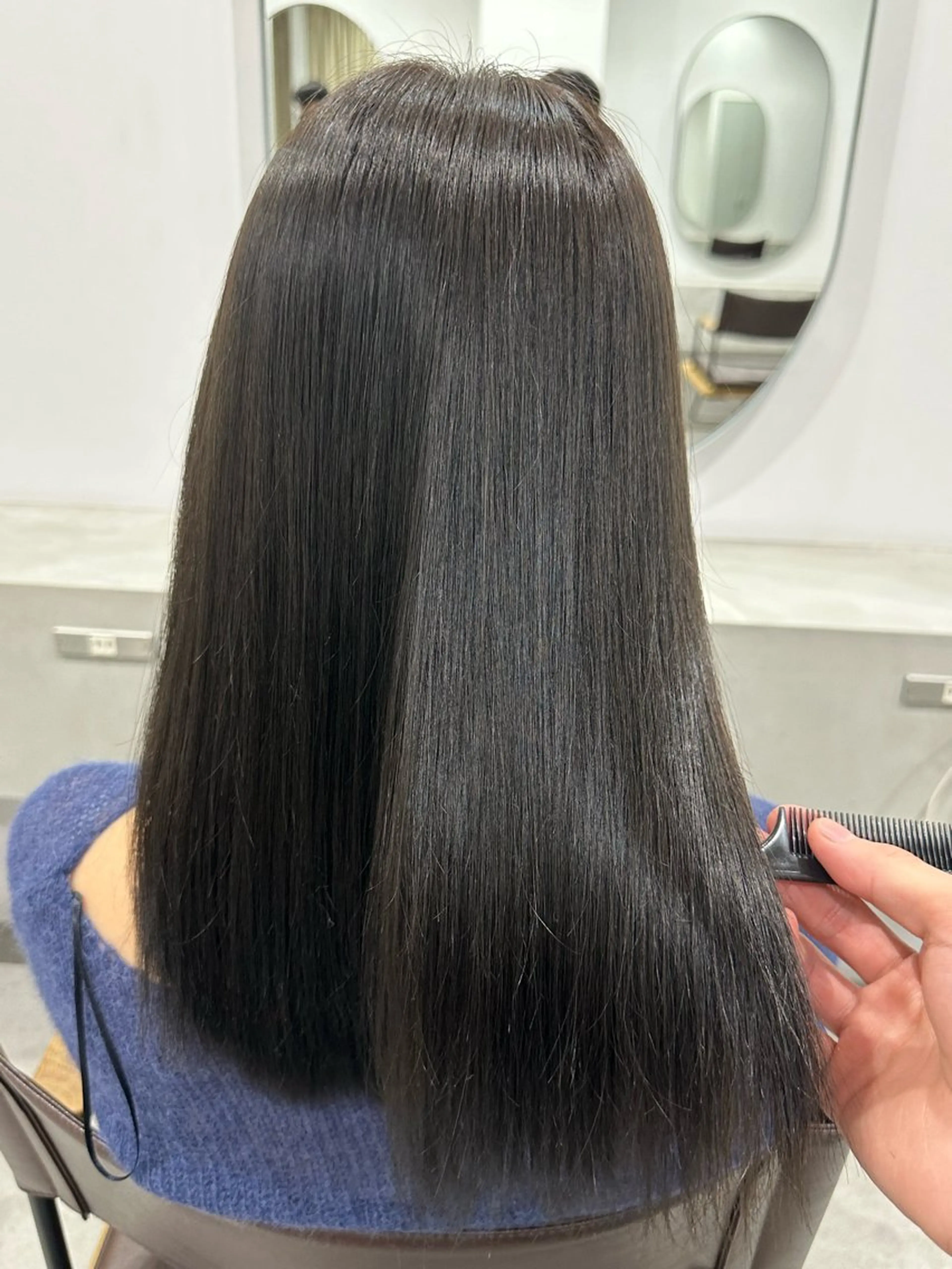 ミディアム カラー ヘアカラー トリートメント clan所属・志賀 海音のヘアスタイル