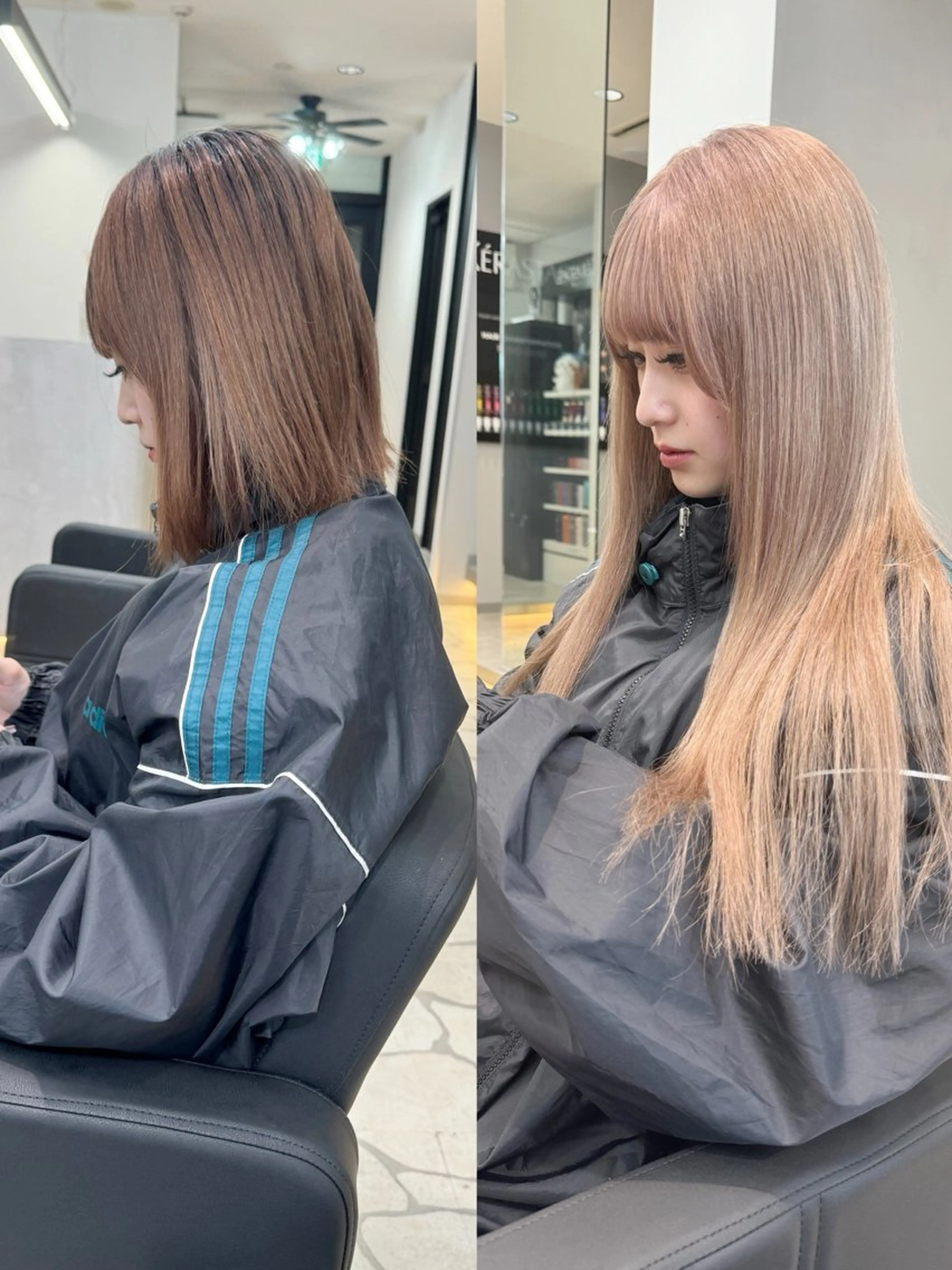 ロング カラー カット ヘアカラー エクステ エクステの神様 ▫️原島ユウヤ▫️のヘアスタイル