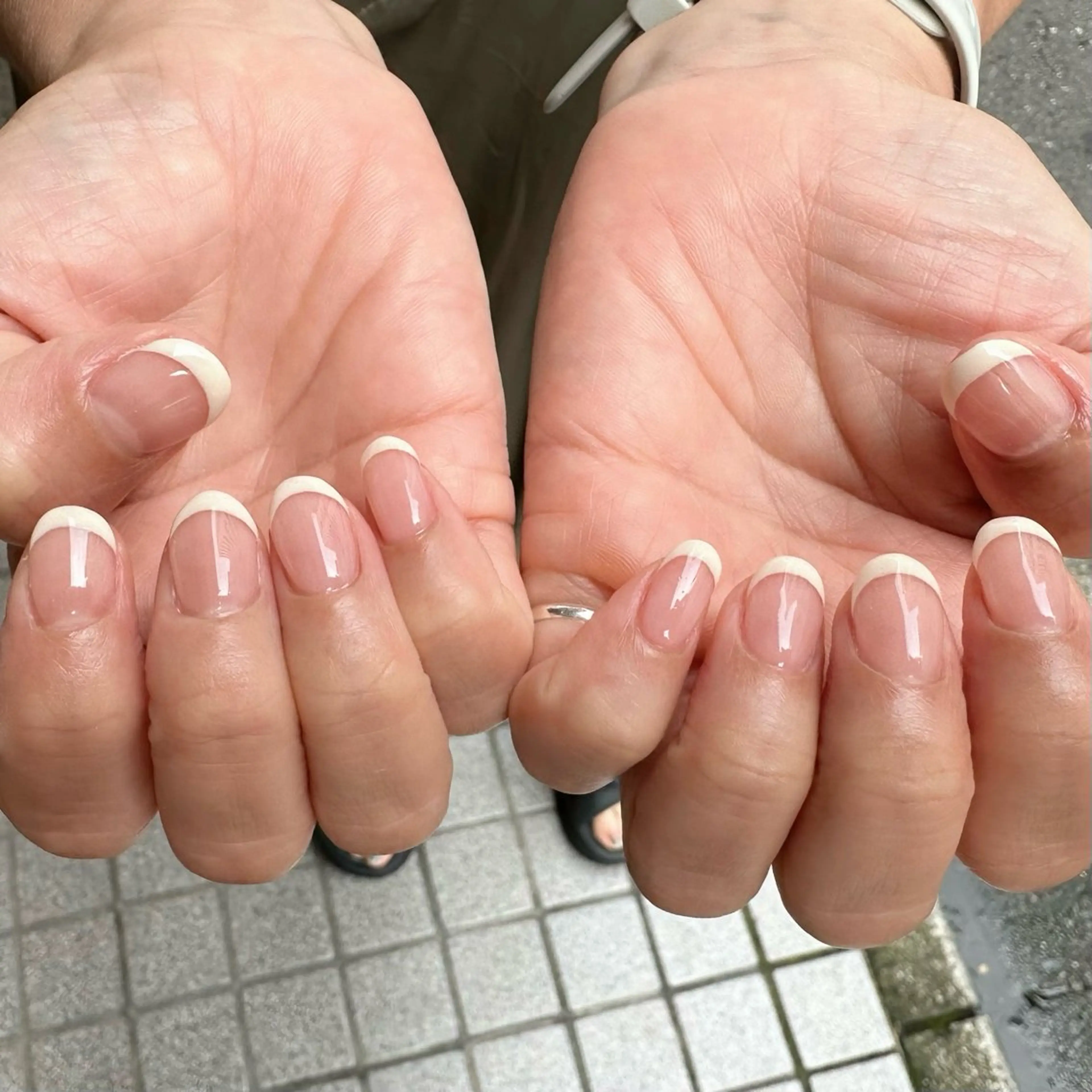 ネイル フレンチネイル erinca nail所属・圦本 有紀のネイルデザイン