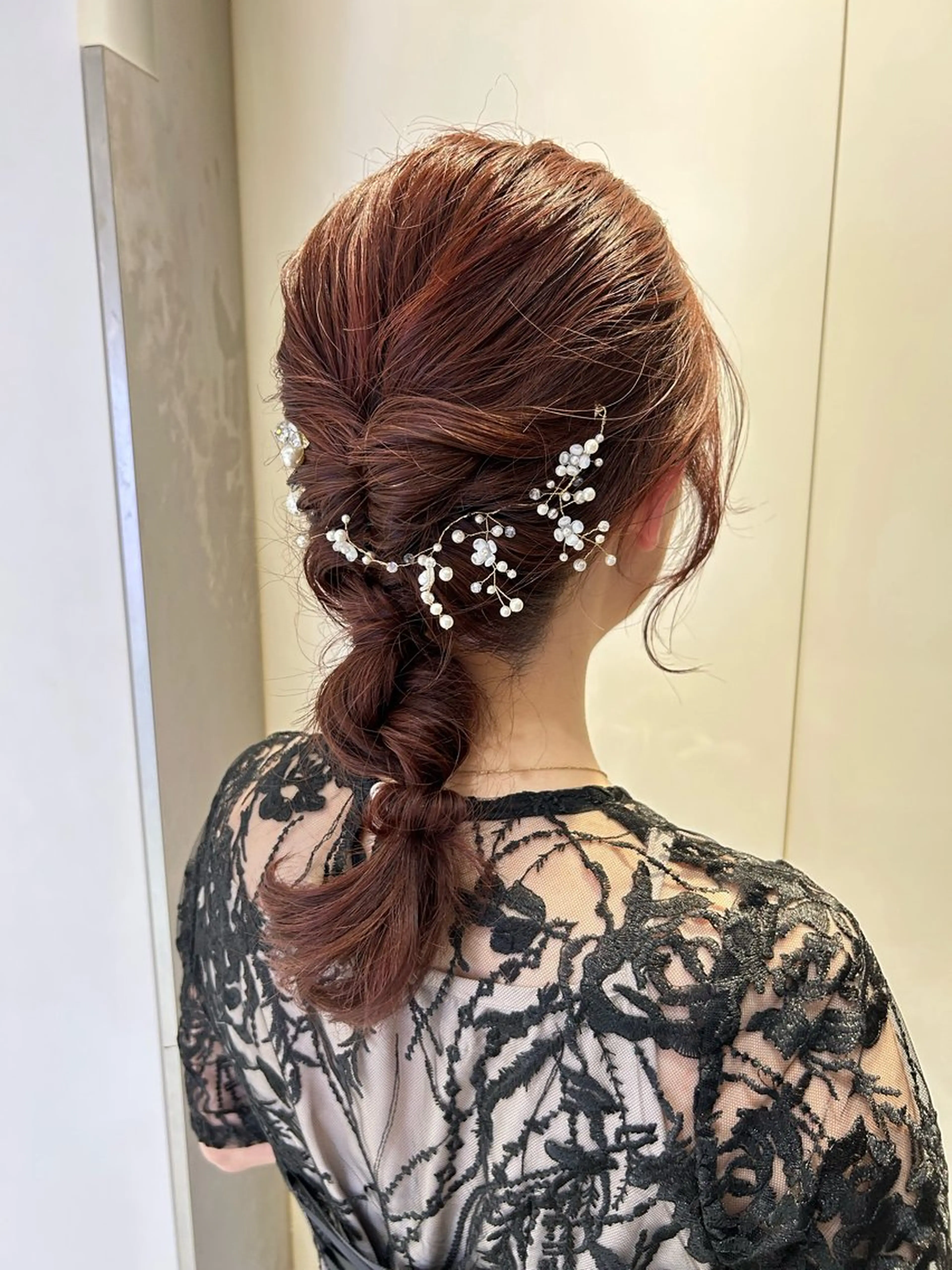 ミディアム カラー カット ヘアカラー トリートメント 垢抜けヘア 韓国ヘア銀座近下菜央のヘアスタイル