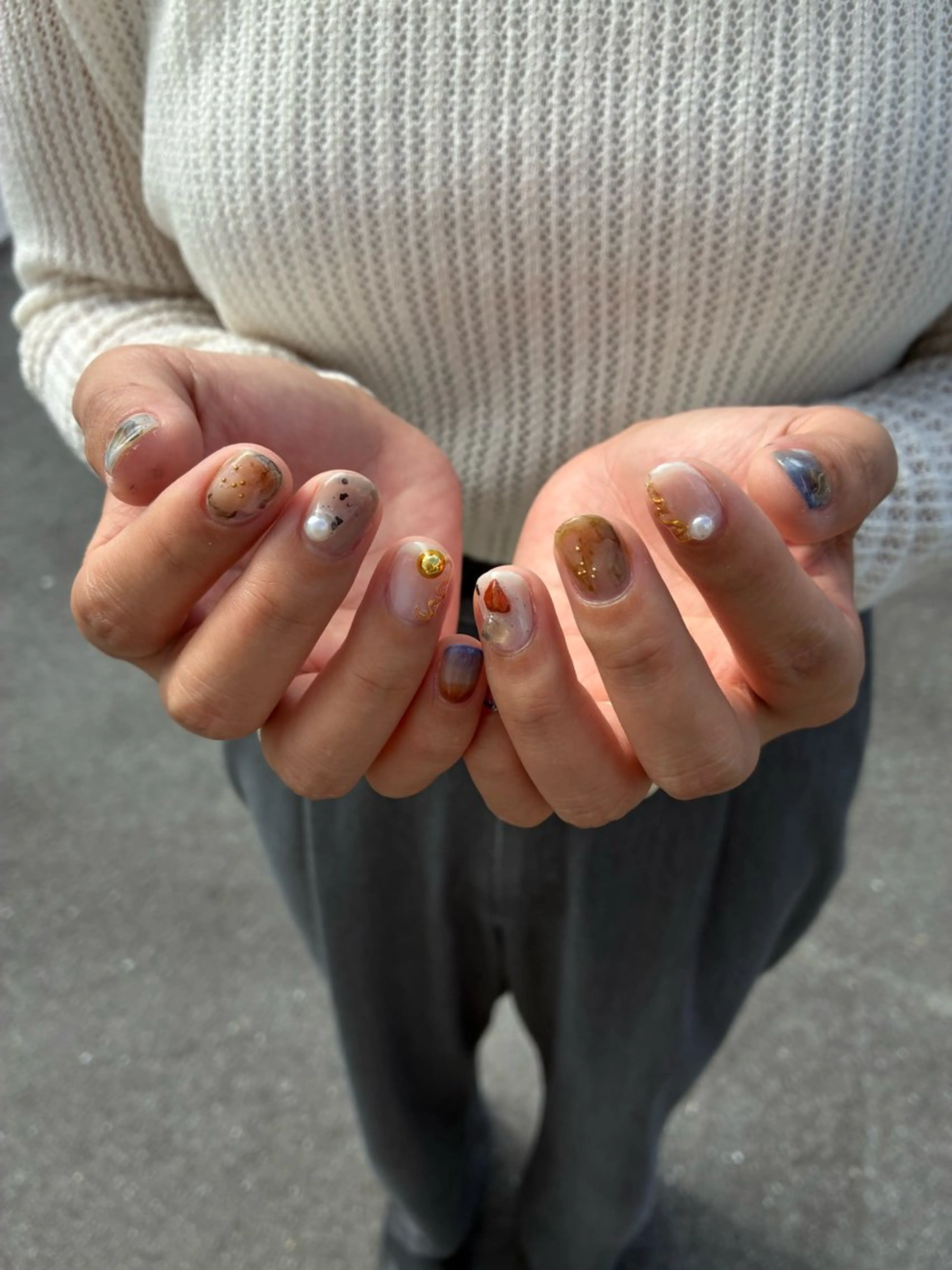 ネイル ハンドネイル morunail nailのネイルデザイン