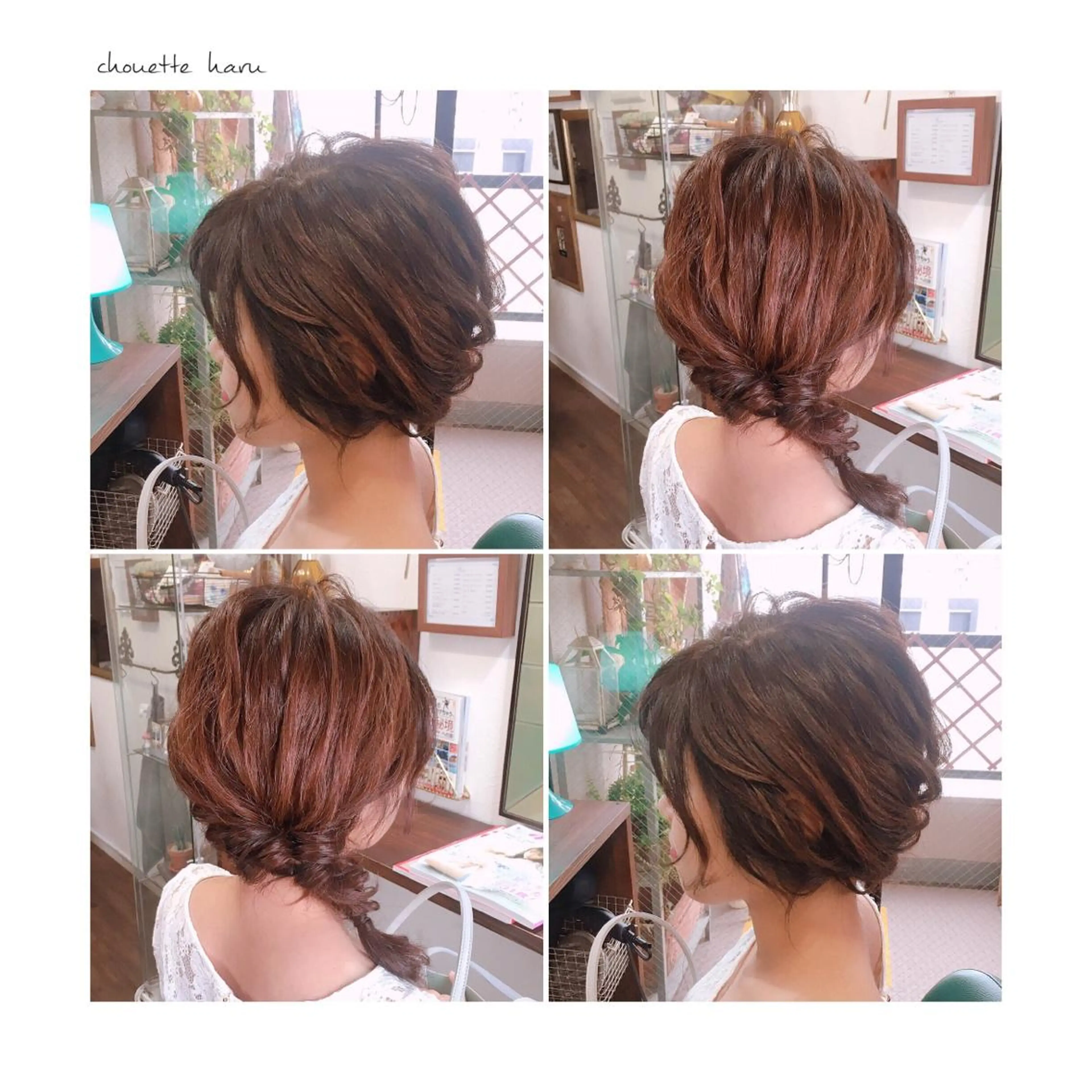 ミディアム ヘアアレンジ サダハルカ ｜chouetteのヘアスタイル
