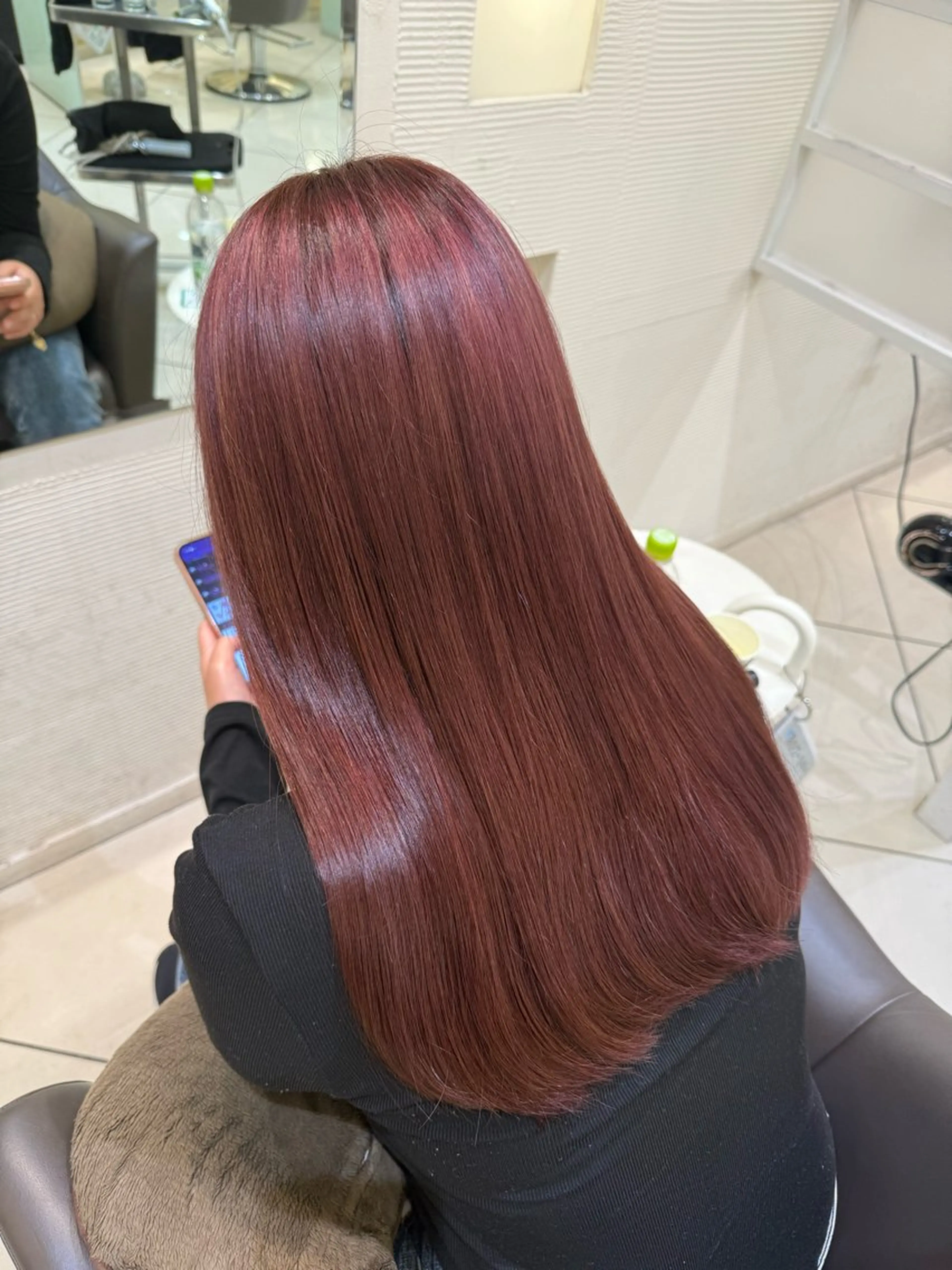 セミロング カラー ヘアカラー トリートメント カラー/オージュア/ 斉藤 明日香のヘアスタイル