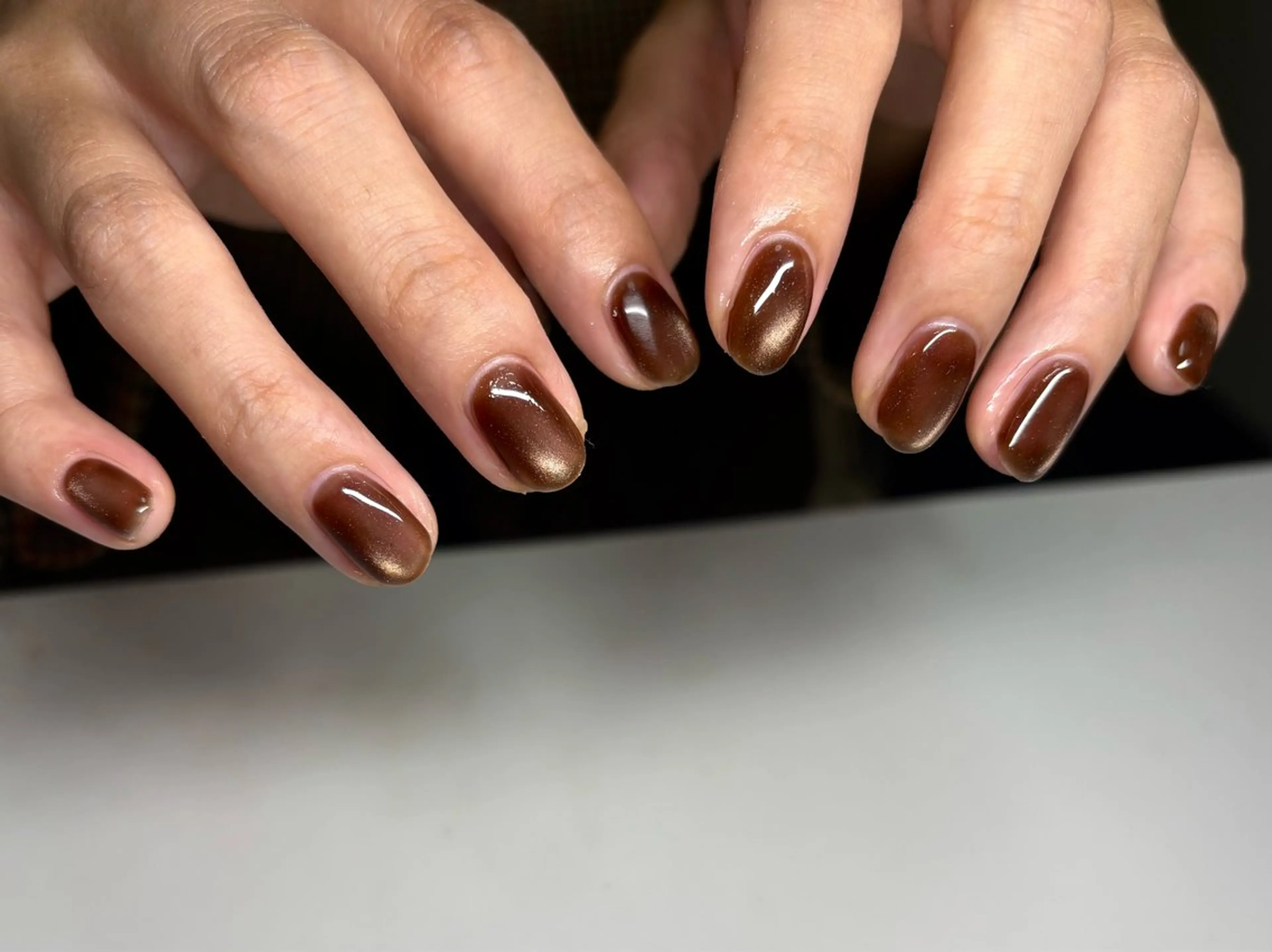 セミロング ハンドネイル nayu nailのネイルデザイン