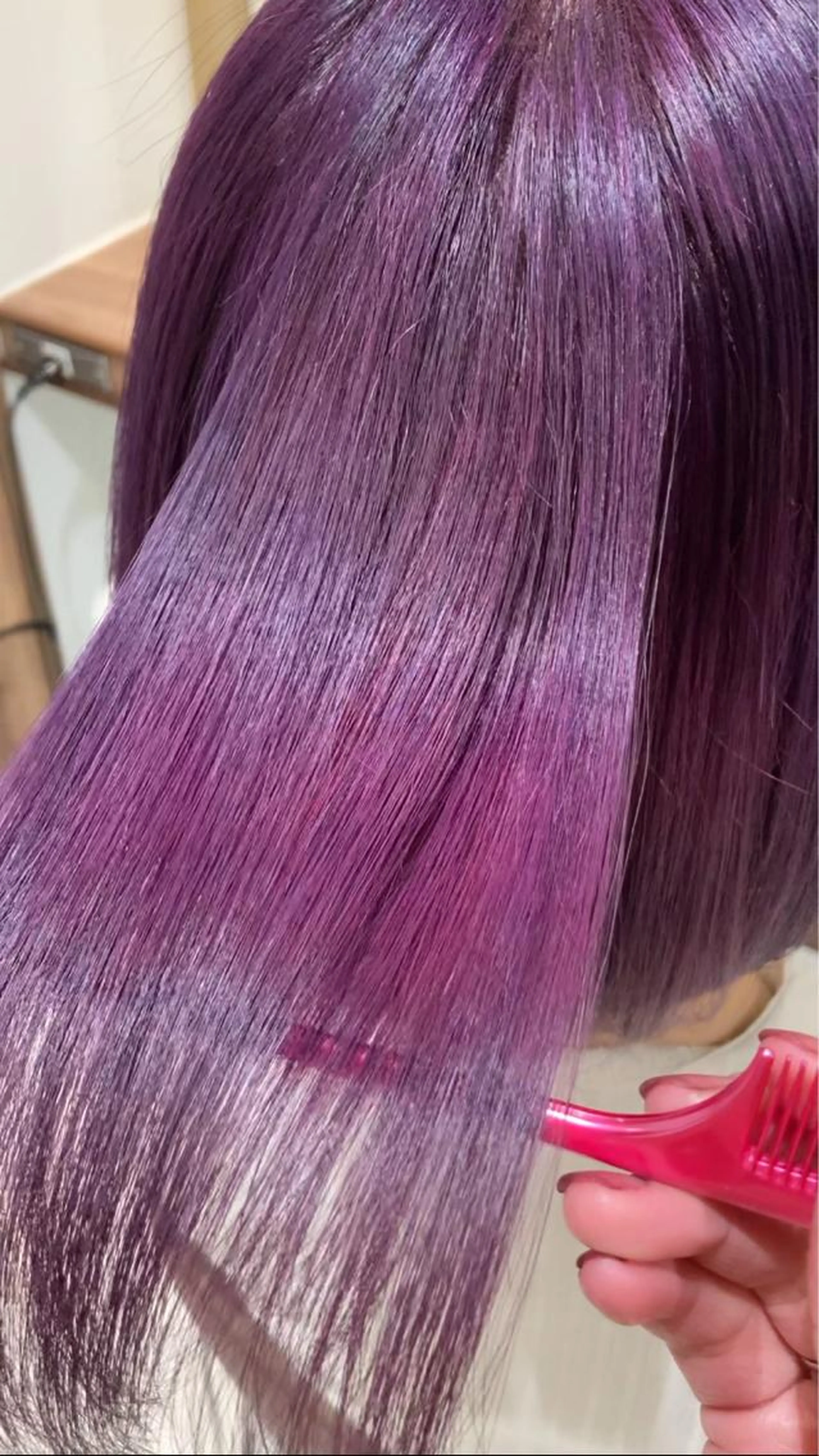 【女性限定】カット+ブリーチ＋オンカラーの写真