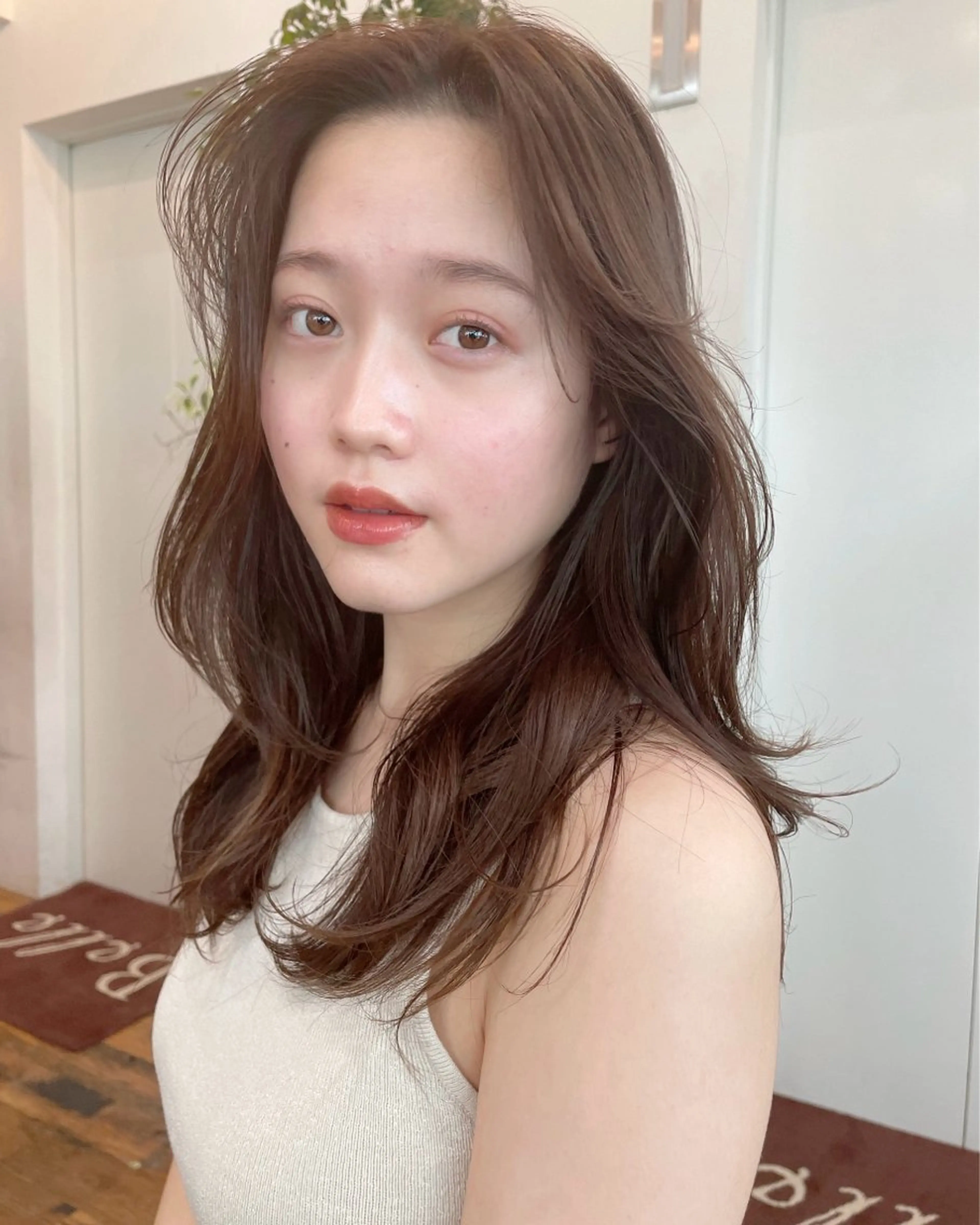 セミロング カラー リピーター多数🌟 メンズ限定 松本理沙のヘアスタイル