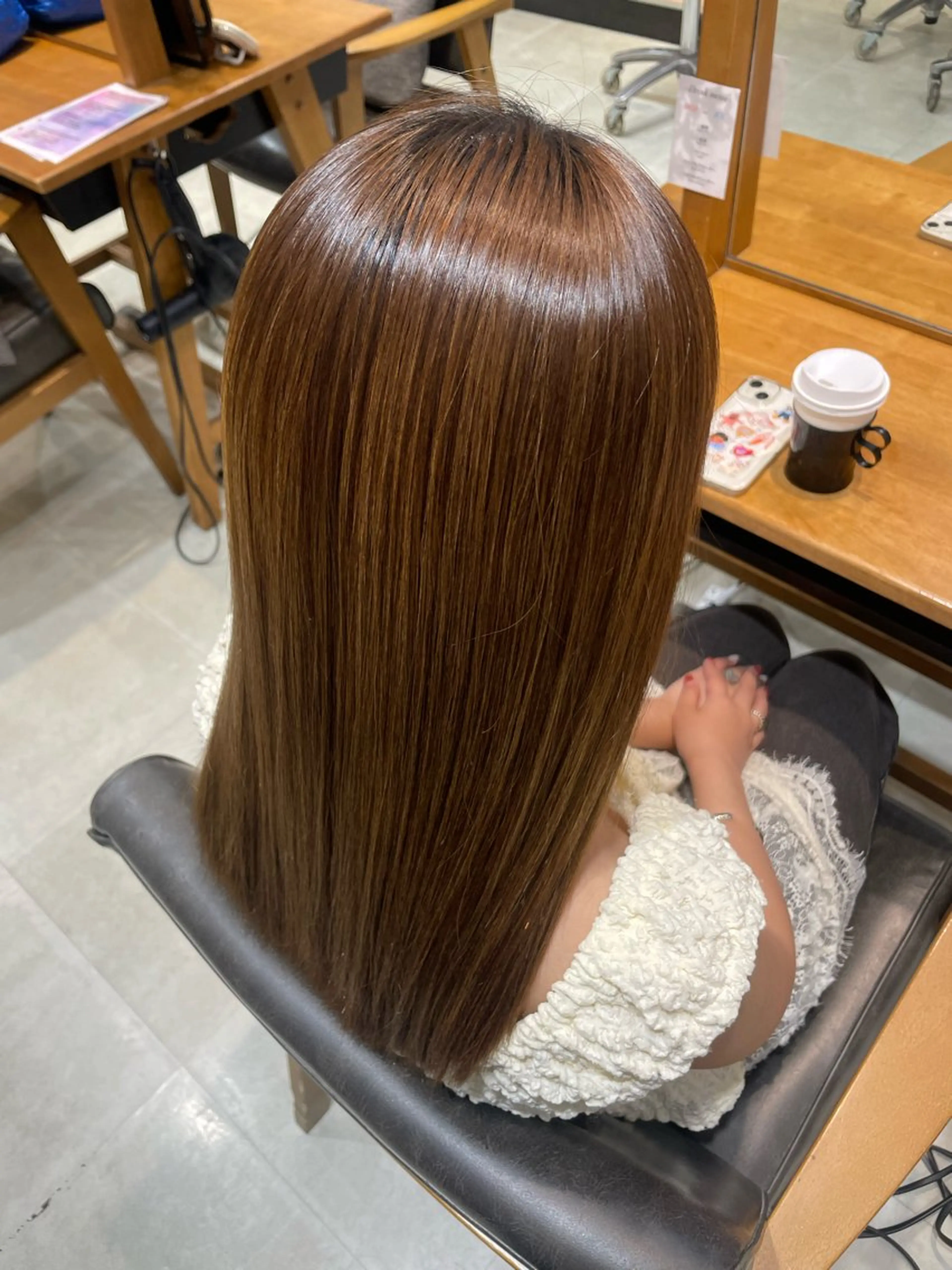 ロング 縮毛矯正 縮毛矯正 View East所属・大山 慧人のヘアスタイル