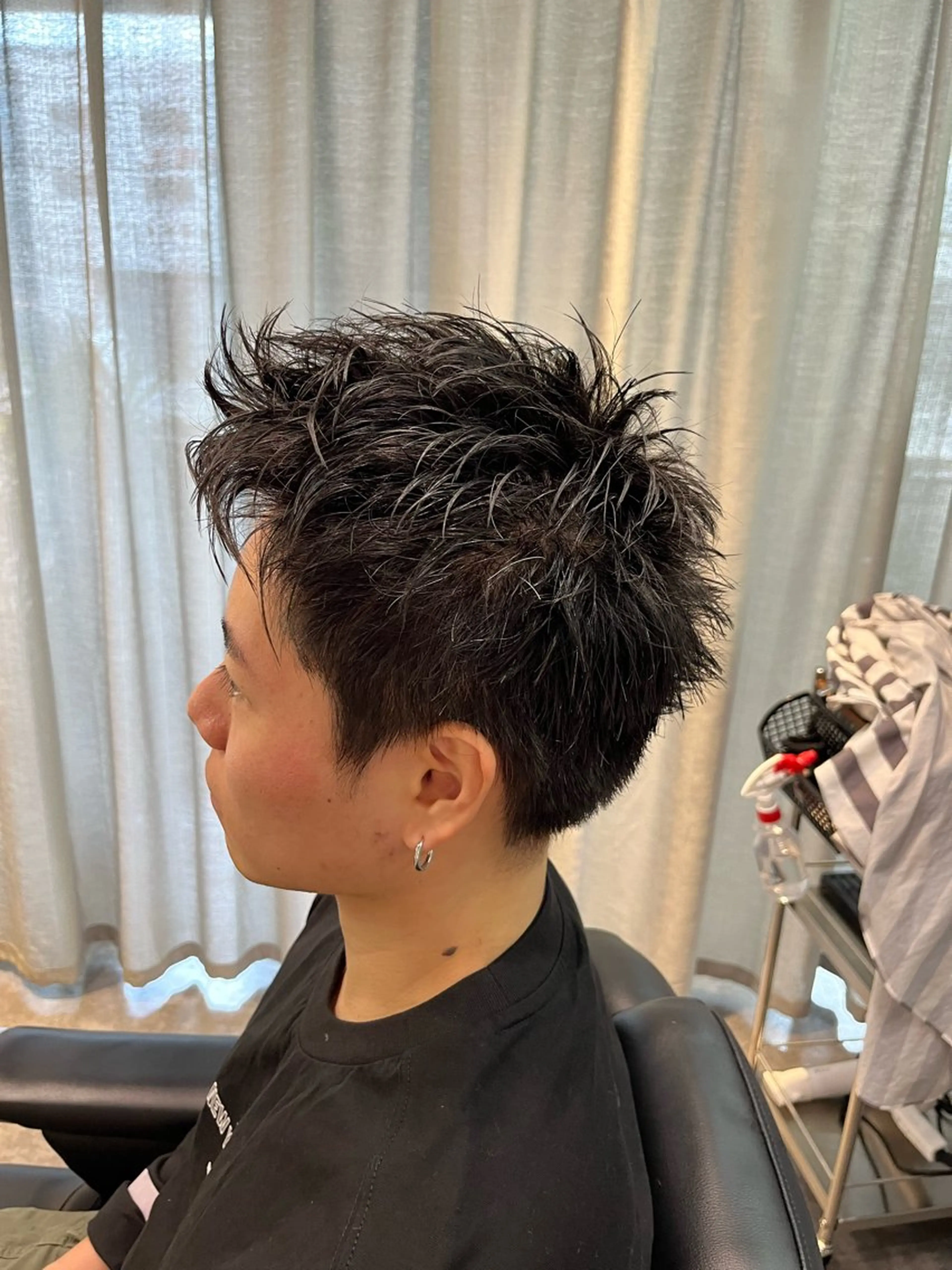 ショート メンズ スパイキーショート 刈り上げ ショートヘア Belo Hair Life所属・メンズ専門/堺東/ 半個室/長谷川将也の眉毛・アイブロウイメージ