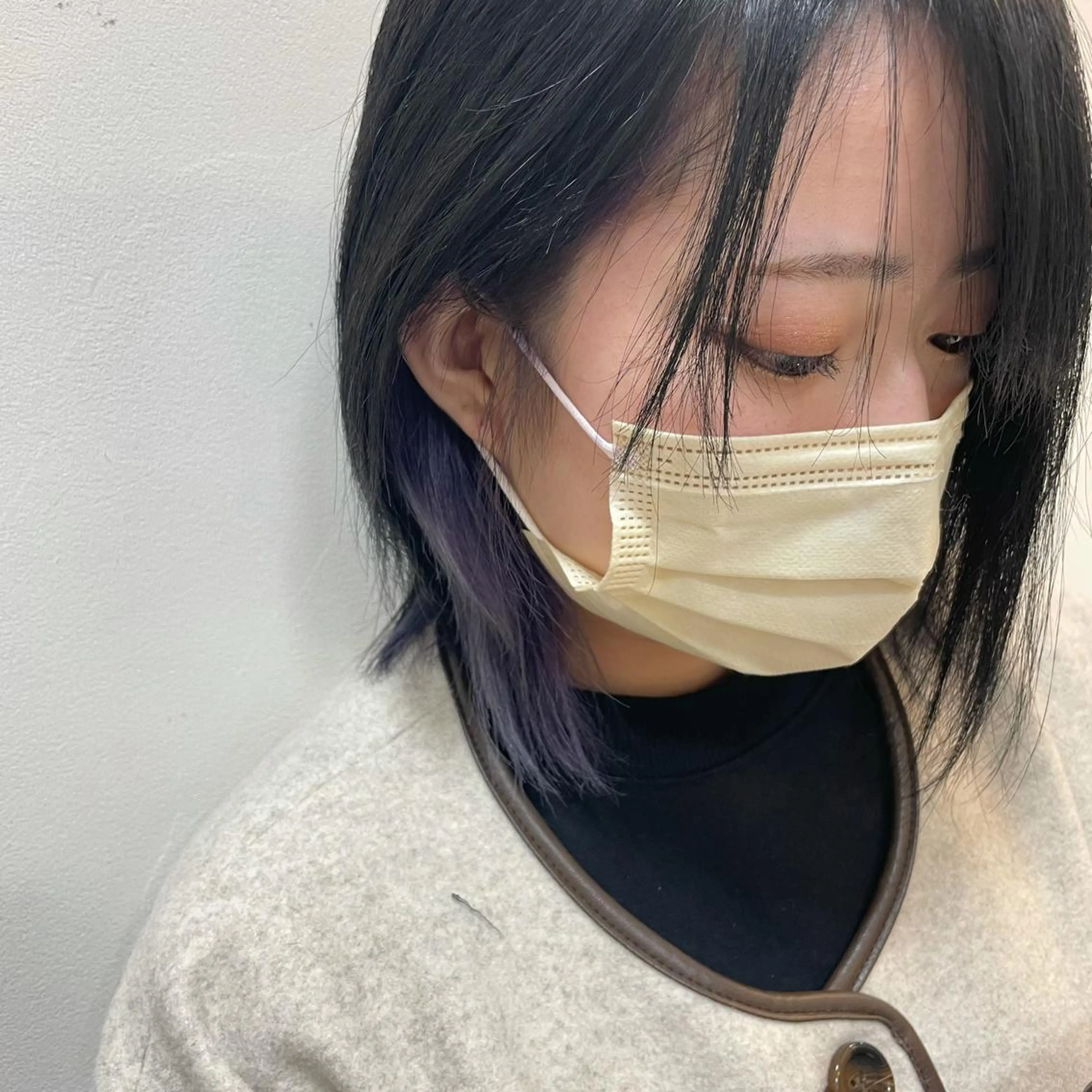ミディアム カラー ブリーチ ヘアカラー トリートメント ヘアセット 🌼杉田 胡桃🌼のヘアスタイル