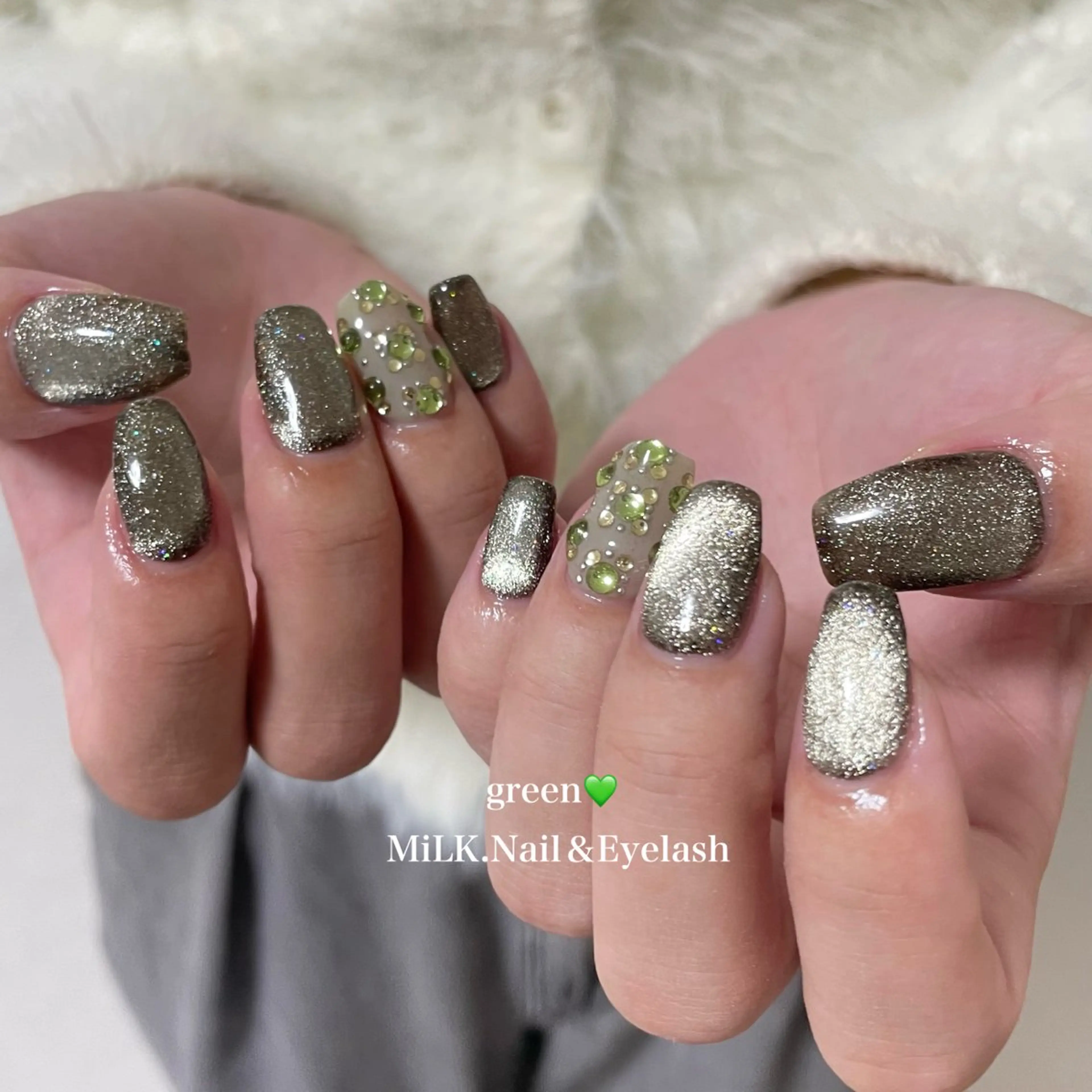 ネイル ハンドネイル MiLK.   Nail&Eyelash所属・MiLK. wakaのマツエク・マツパデザイン