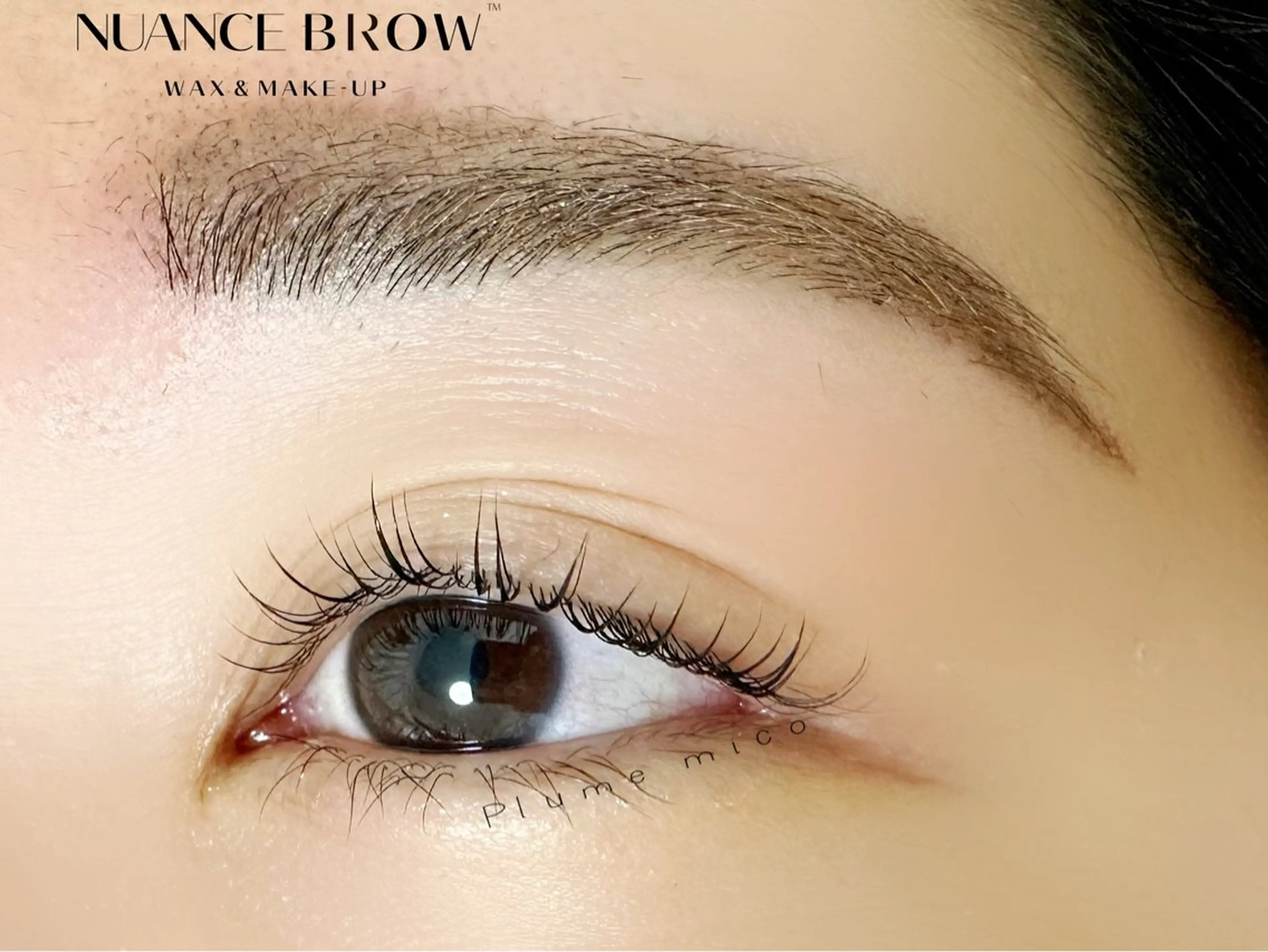 アイブロウ ワックス脱毛 Plume micoのマツエク・マツパデザイン