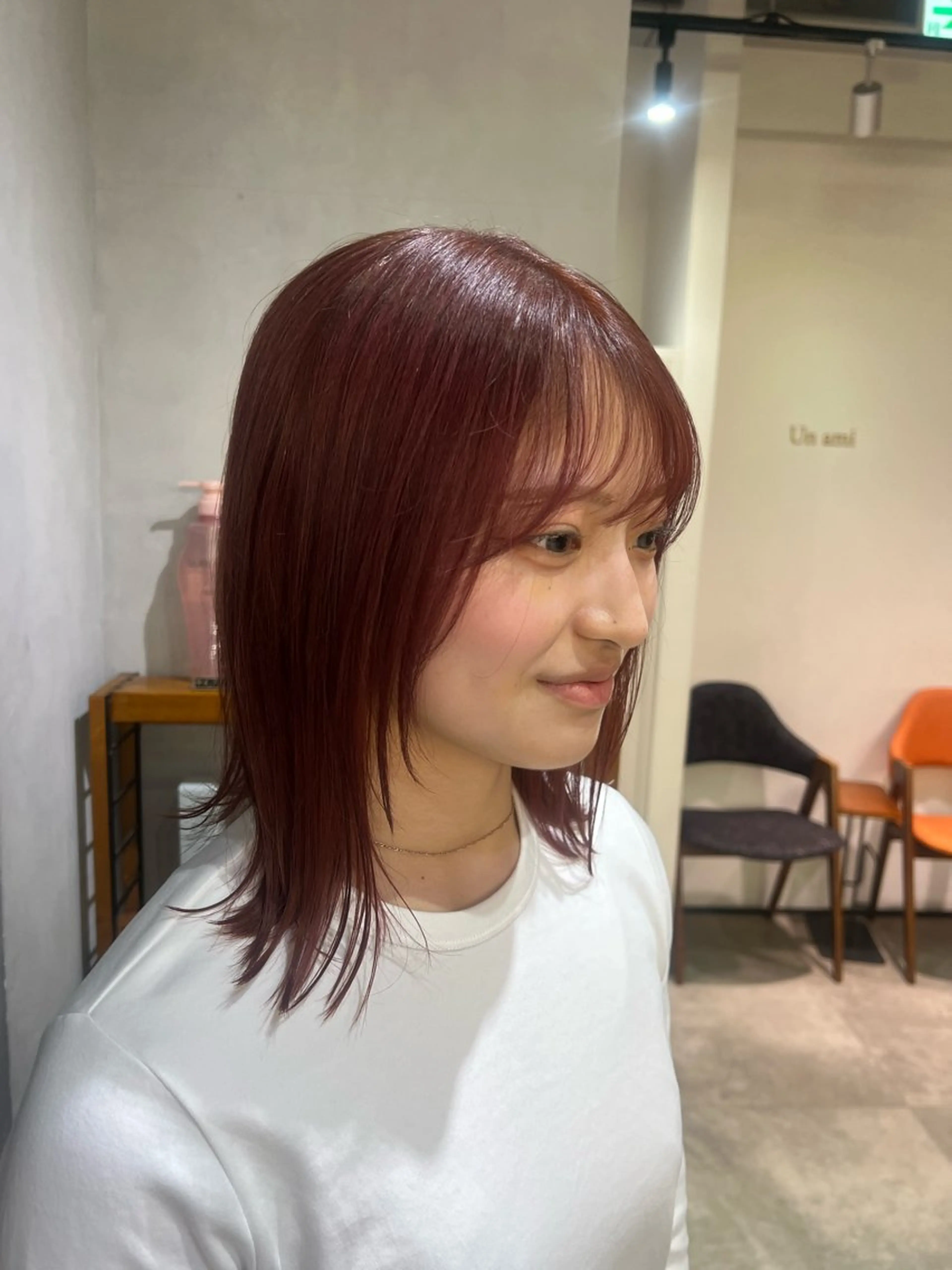 ミディアム ヘアカラー AI  /暖色カラー /ゆるふわstyleのヘアスタイル