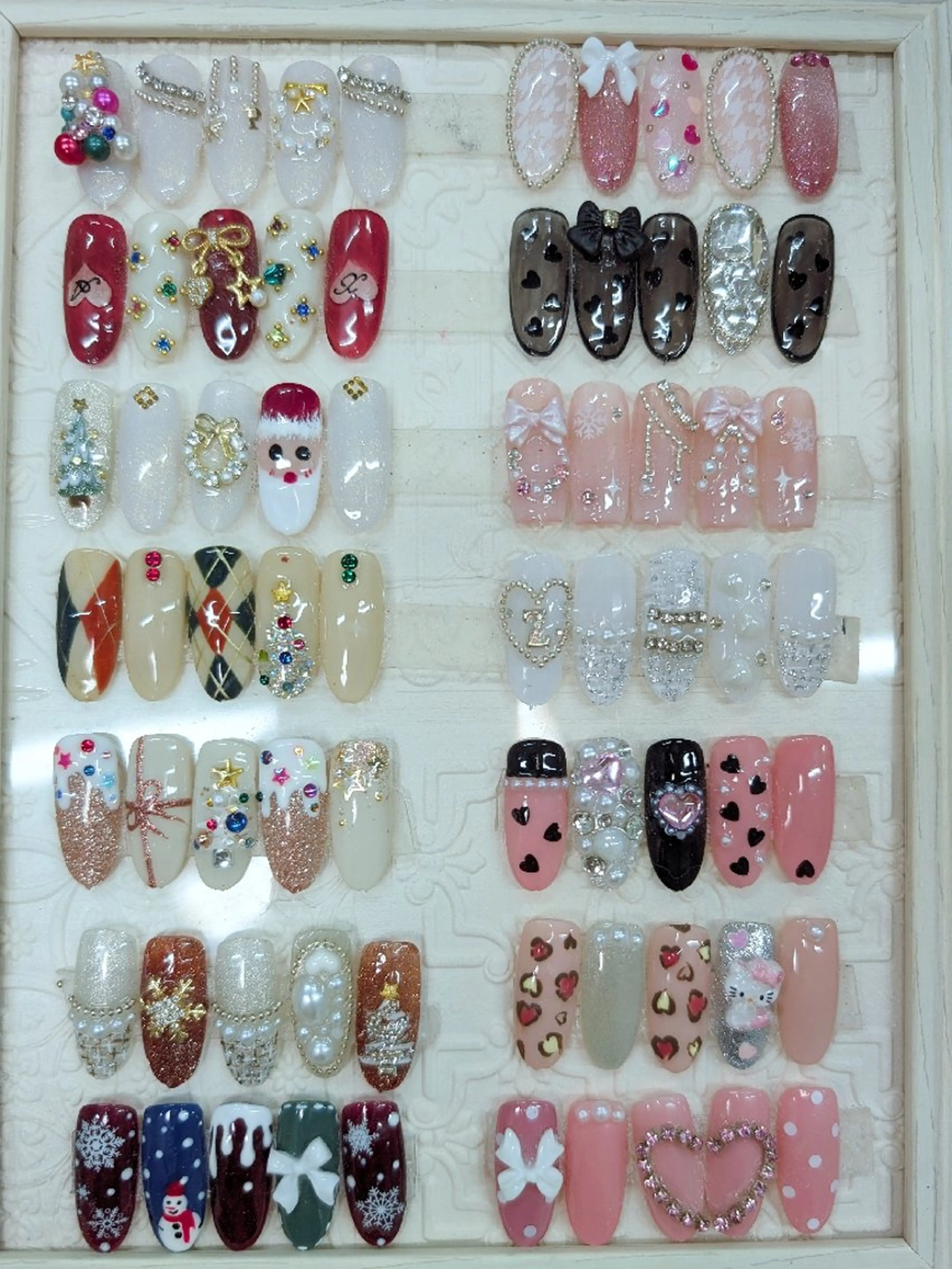 ネイル 長さ出し フラッシュネイル ジェルネイル キラキラネイル ラメ(グリッター) Chouette Nailのネイルデザイン