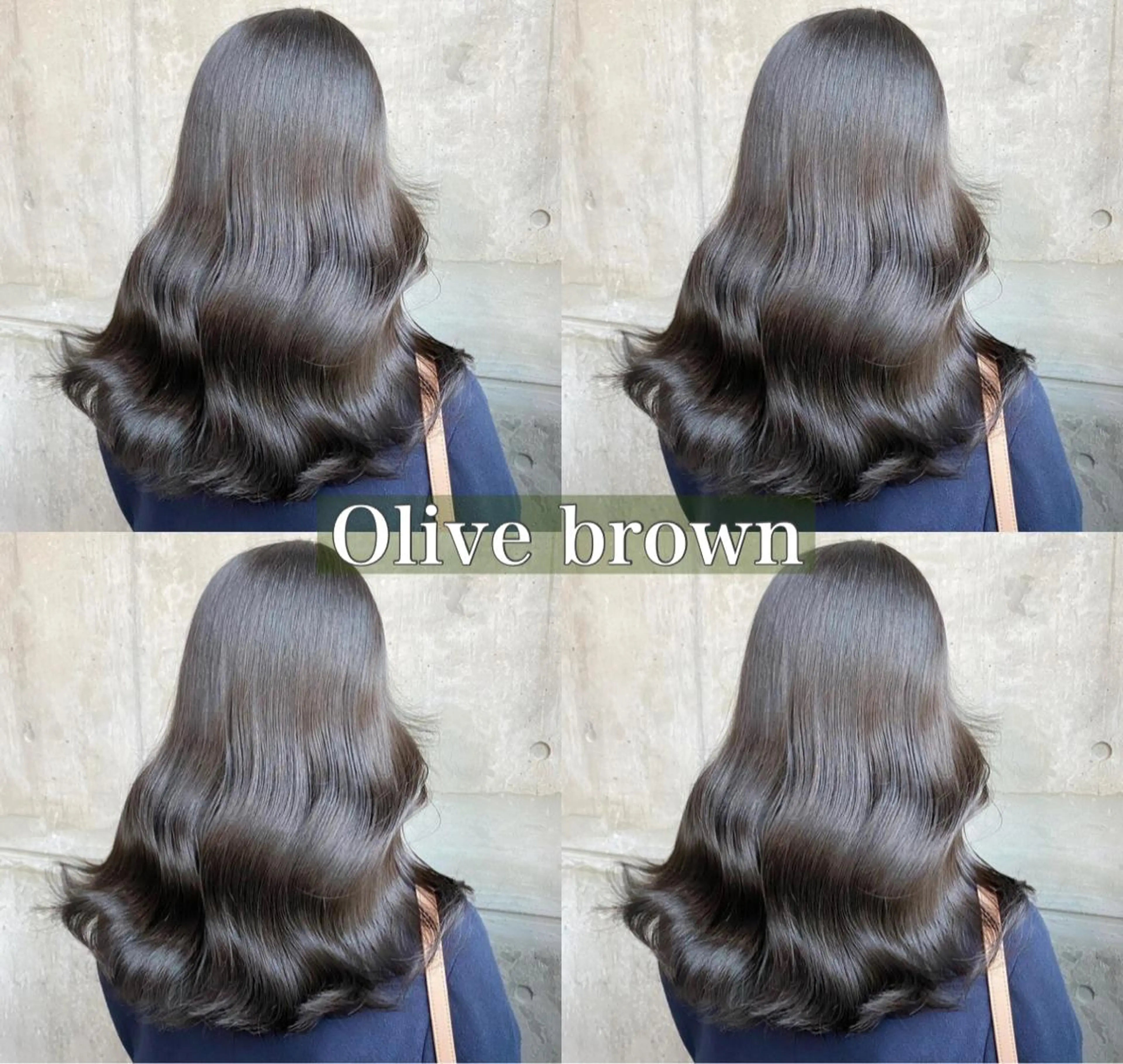 セミロング カラー 色気ある大人カラー /ブリーチなしのヘアスタイル