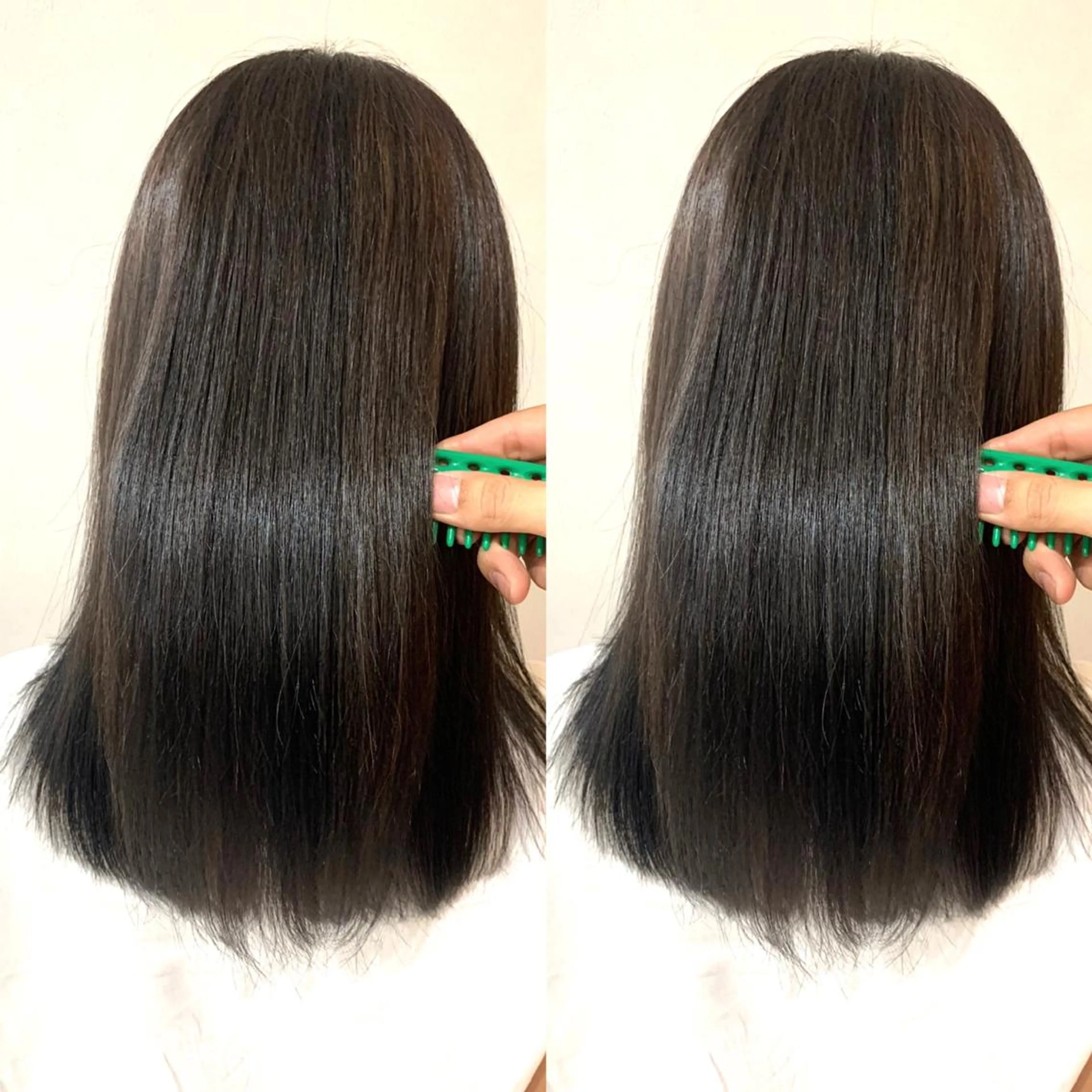 ロング 髪質改善 貸切サロンのヘアスタイル