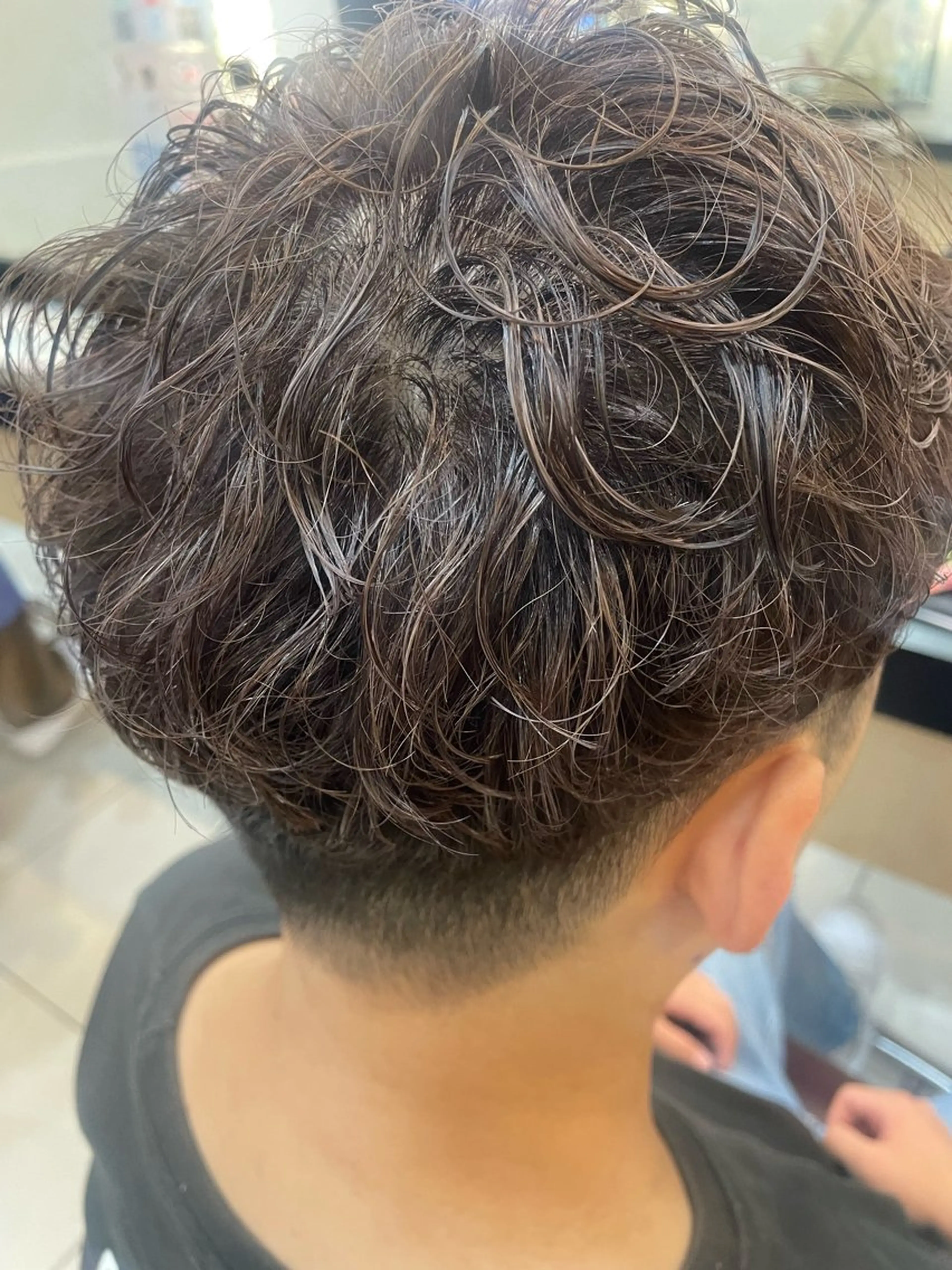ショート カラー メンズ カット ヘアカラー トリートメント リリー /Men's/パーマのヘアスタイル