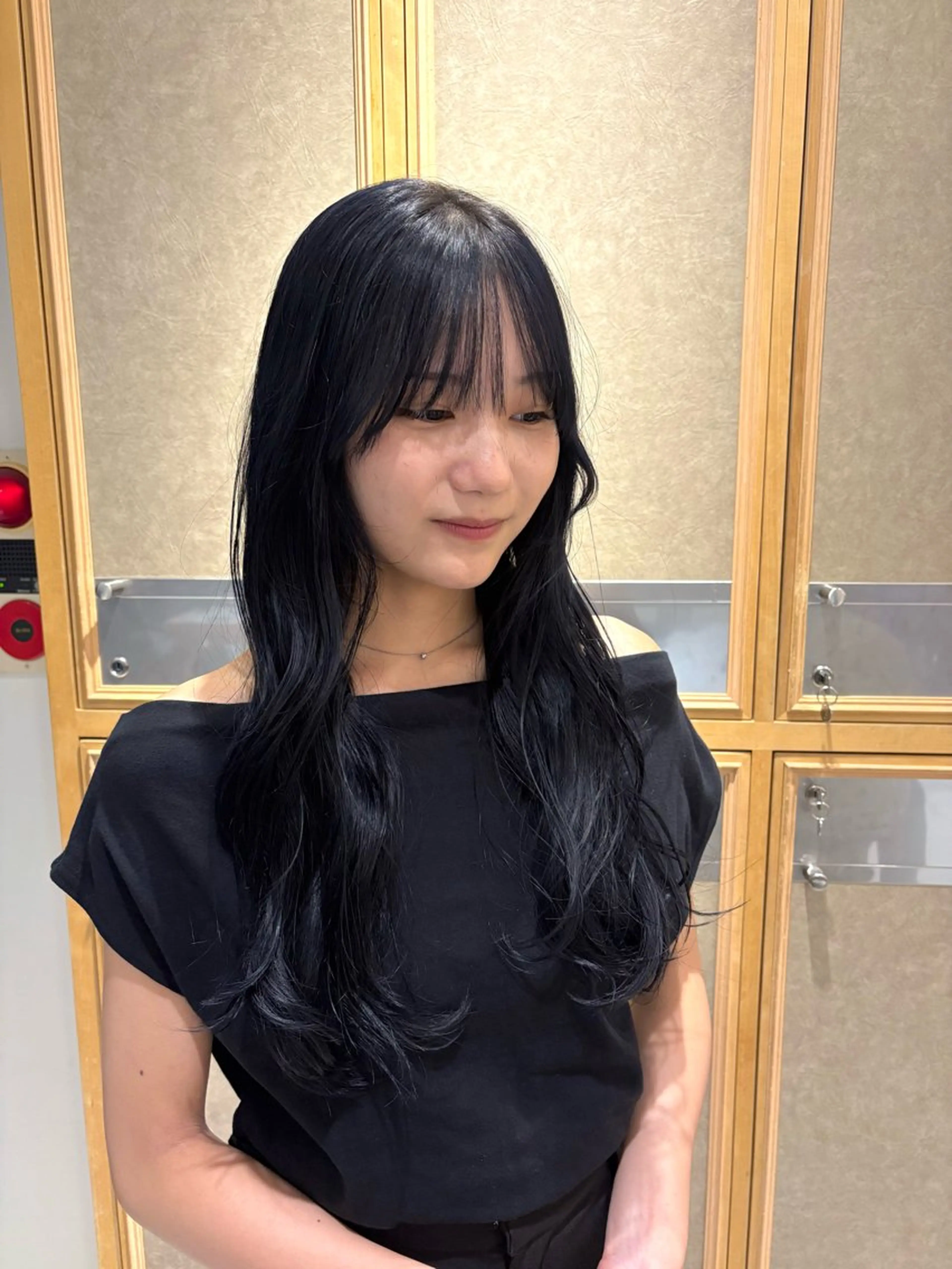 ロング カラー カット ヘアカラー トリートメント ヘッドスパ ヘアセット レイヤー/ 透明感カラー🪼風香のヘアスタイル